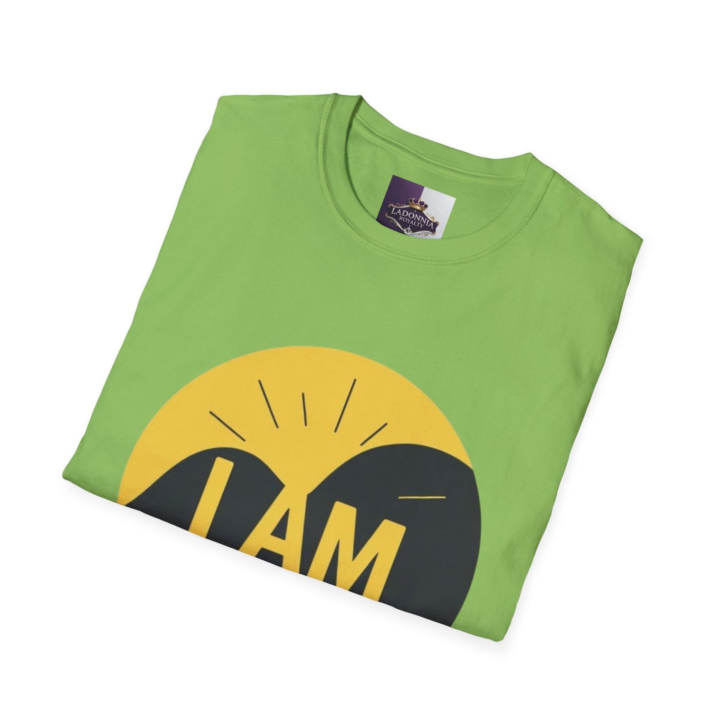 I AM Unisex Softstyle T-Shirt, Inspirational Tee, Motivational Shirt, Casual Wear, Gift for Friends, Versatile Summer Top