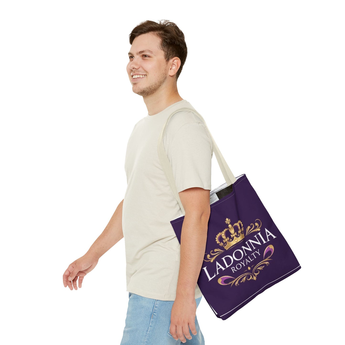 Regal Tote Bag with Crown Design | Perfect for Royalty Lovers, Gift for Her, Stylish Accessory, Everyday Use, Fashion Statement