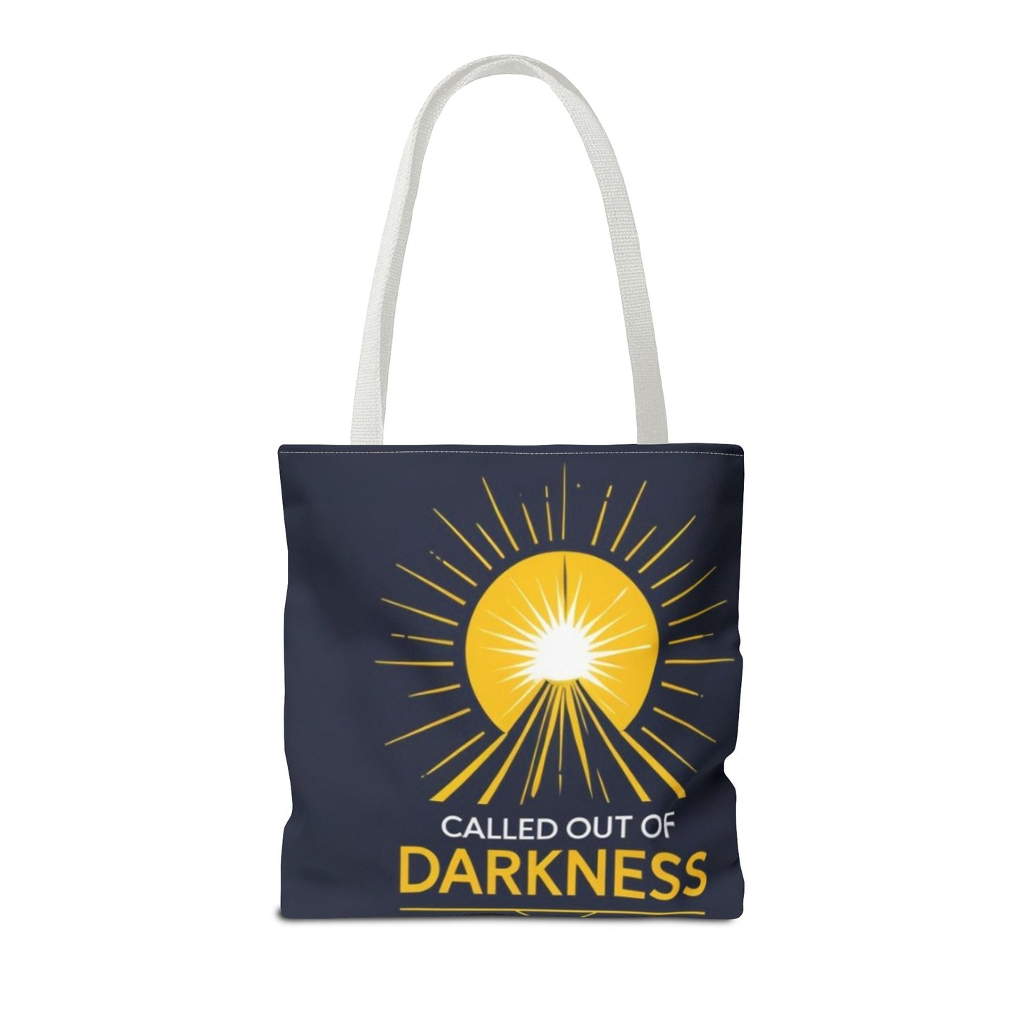 Sunshine Tote Bag, Motivational Shoulder Bag, Inspirational Gift, Everyday Use, Summer Tote, Called Out of Darkness
