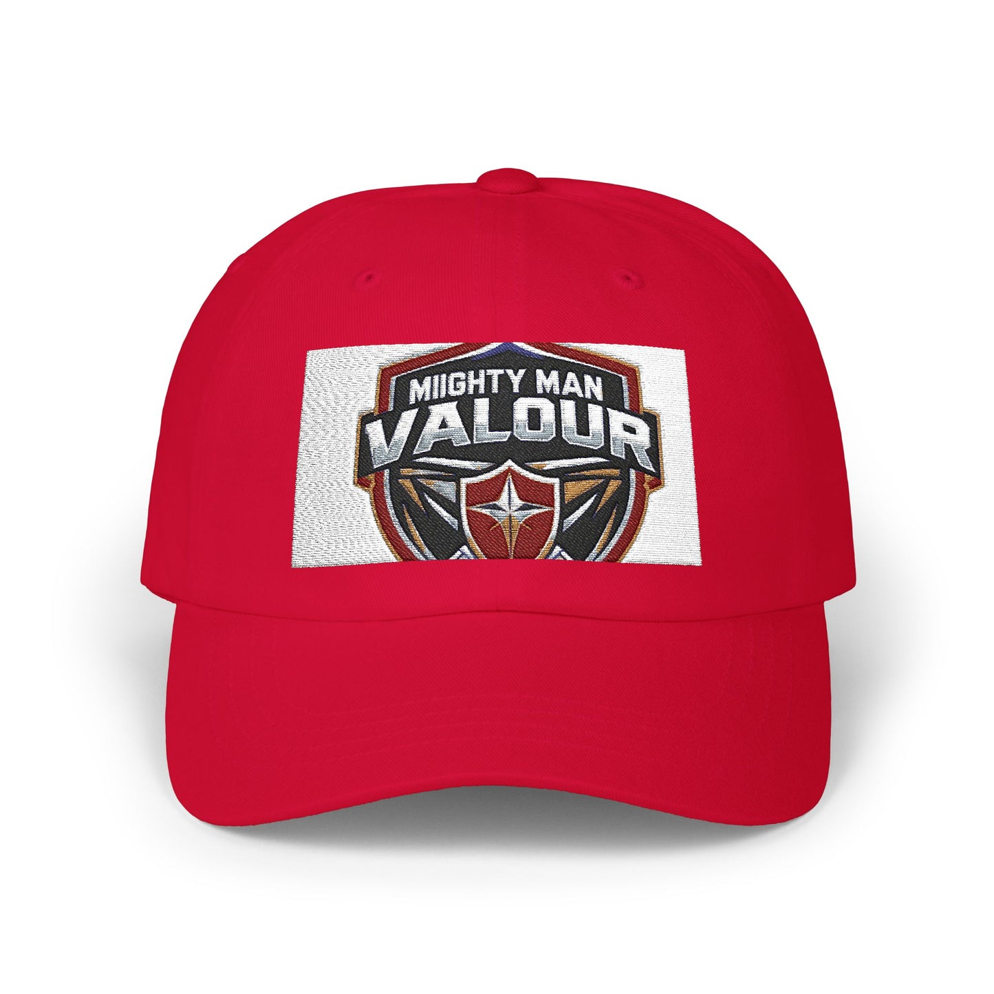 Classic Dad Cap with Mighty Man Valour Design | Perfect Gift for Fathers, Birthday, Outdoor Activities, Casual Wear, and Sports Events