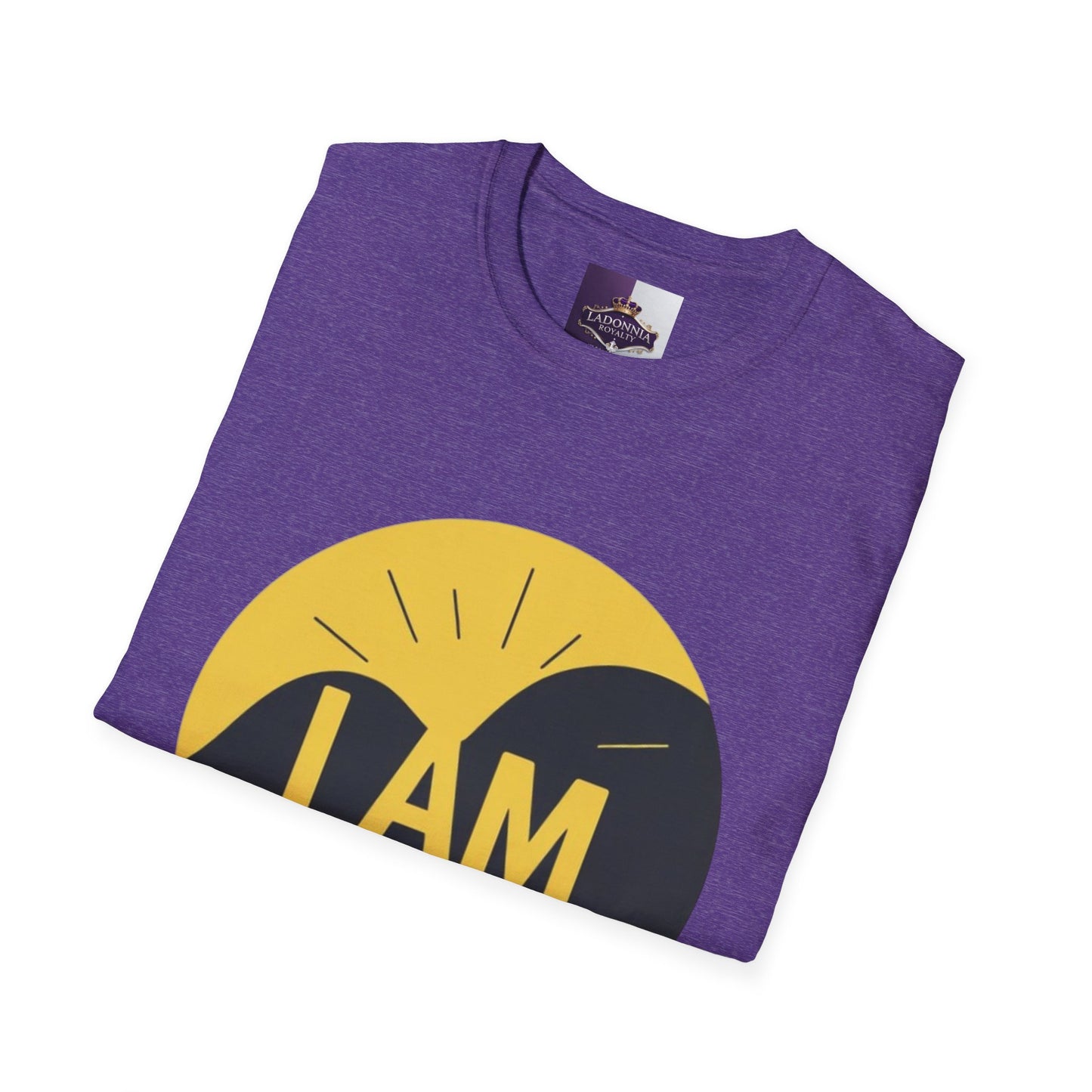 I AM Unisex Softstyle T-Shirt, Inspirational Tee, Motivational Shirt, Casual Wear, Gift for Friends, Versatile Summer Top