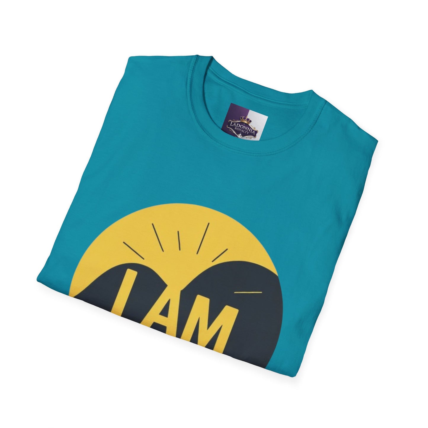 I AM Unisex Softstyle T-Shirt, Inspirational Tee, Motivational Shirt, Casual Wear, Gift for Friends, Versatile Summer Top