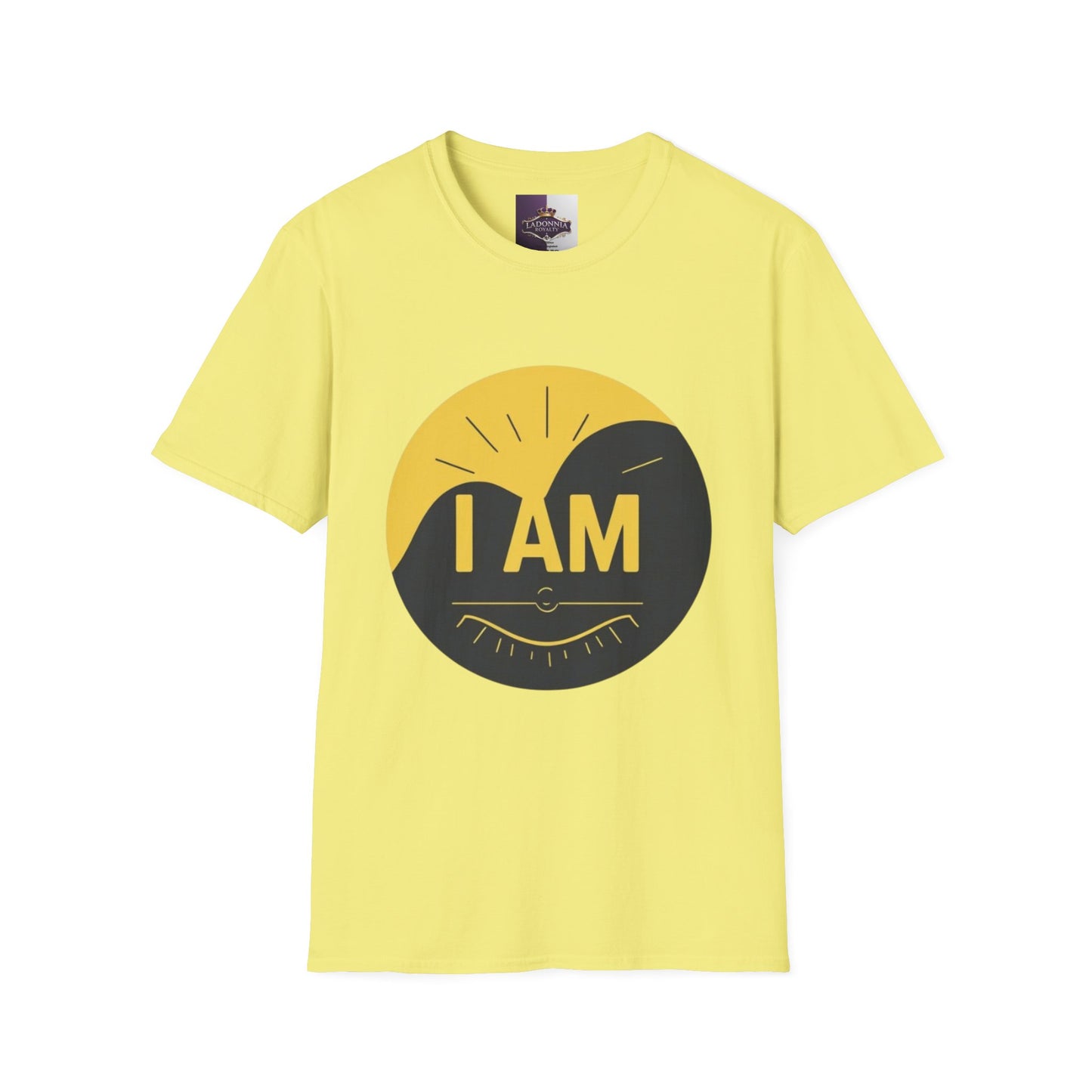 I AM Unisex Softstyle T-Shirt, Inspirational Tee, Motivational Shirt, Casual Wear, Gift for Friends, Versatile Summer Top