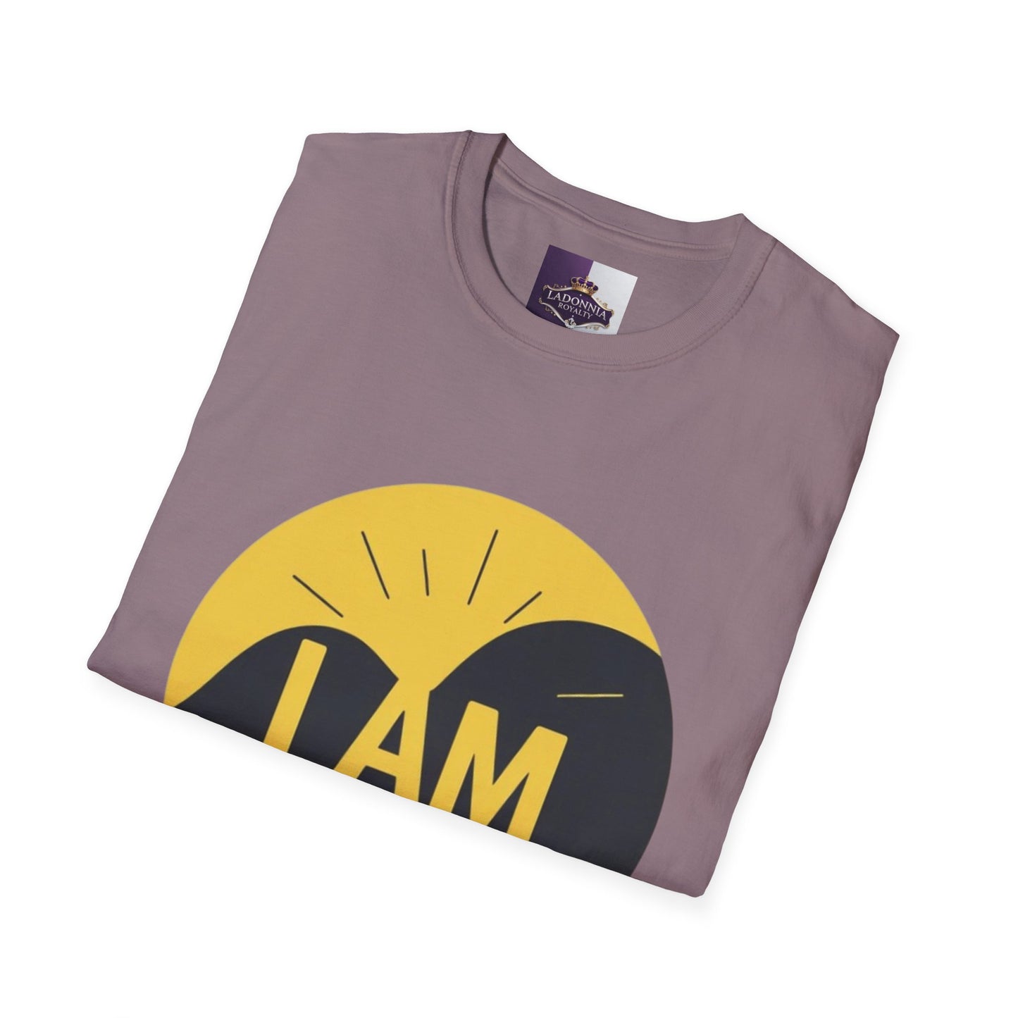 I AM Unisex Softstyle T-Shirt, Inspirational Tee, Motivational Shirt, Casual Wear, Gift for Friends, Versatile Summer Top