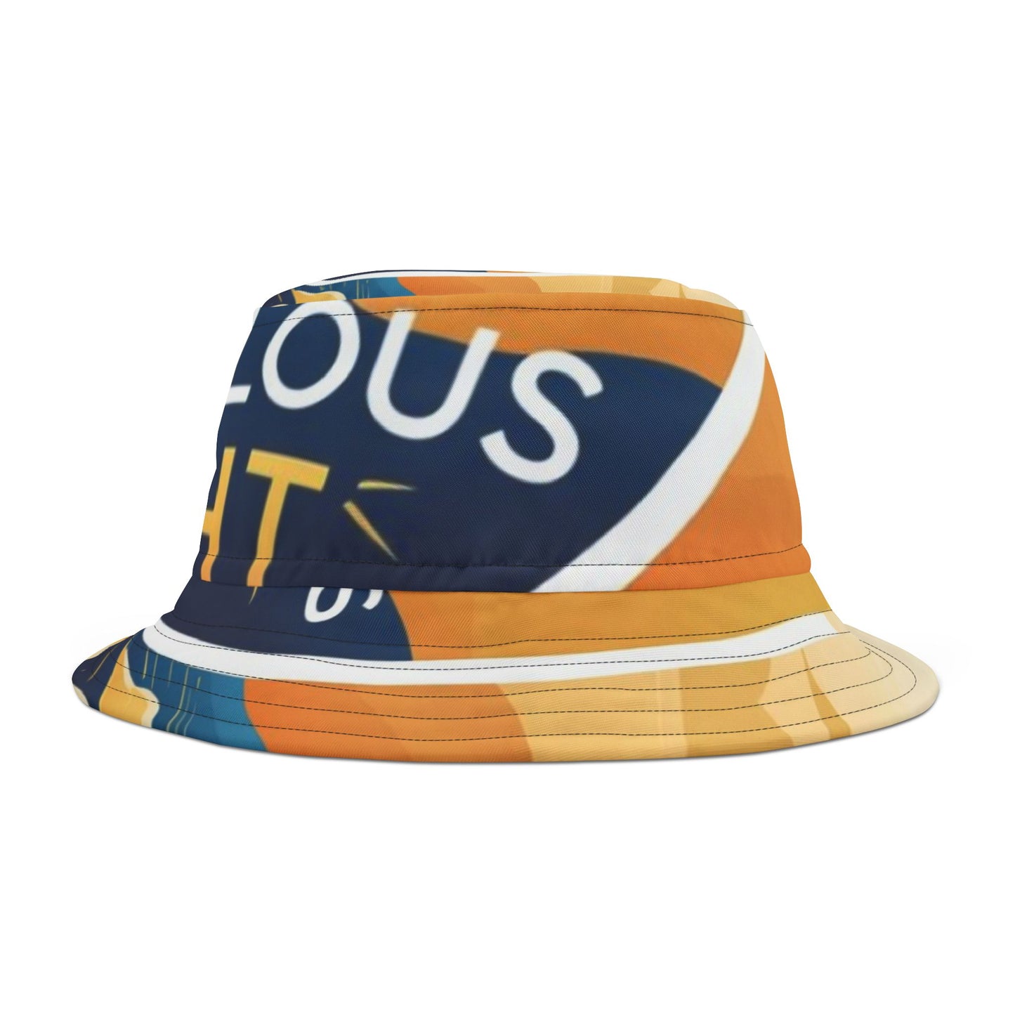 Vibrant Graphic Bucket Hat, Trendy Sun Hat, Summer Style Accessory, Festival Wear, Casual Outdoor Headwear