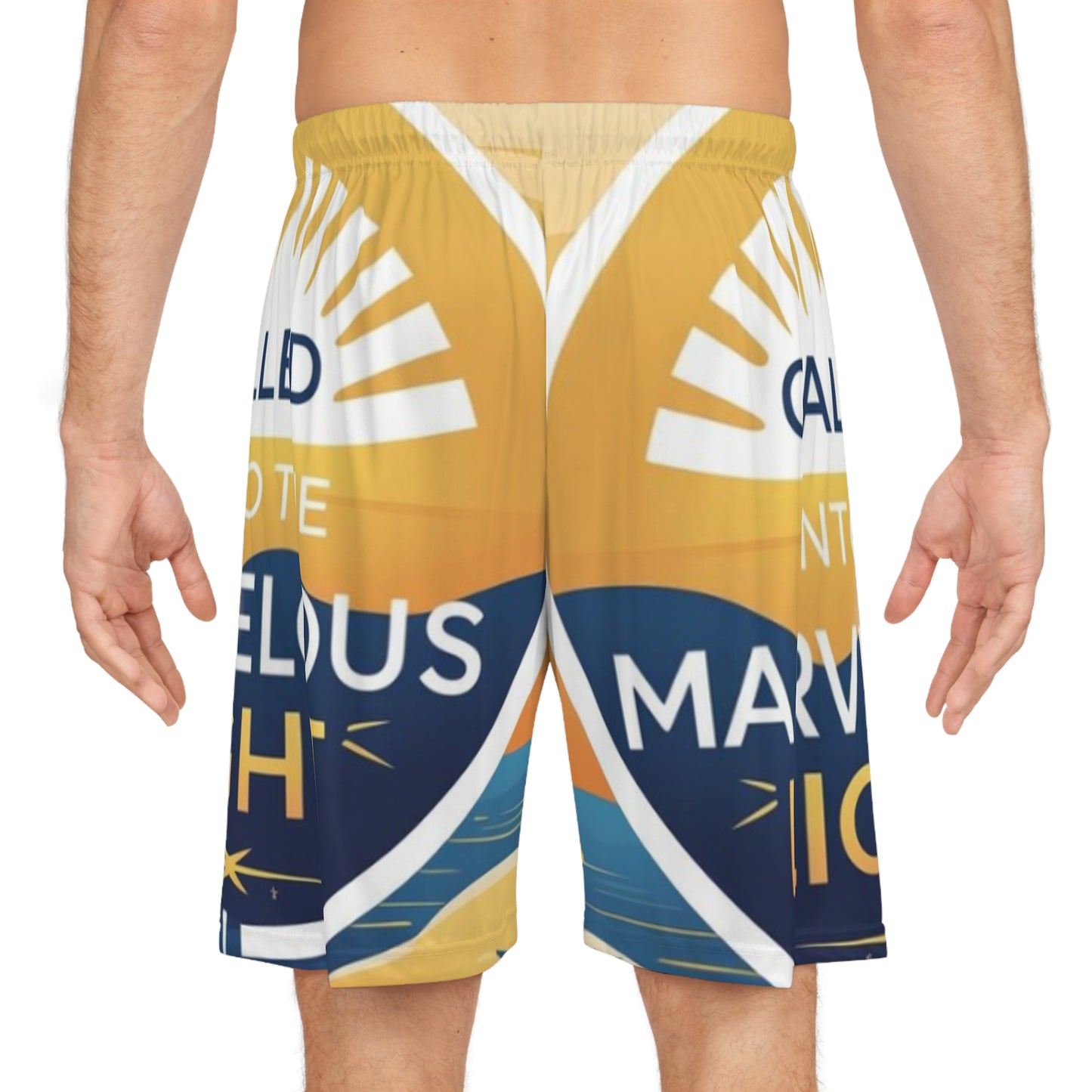 Light-Inspired Basketball Shorts, Summer Activewear, Sports Shorts, Unique Athleisure, Gift for Athletes