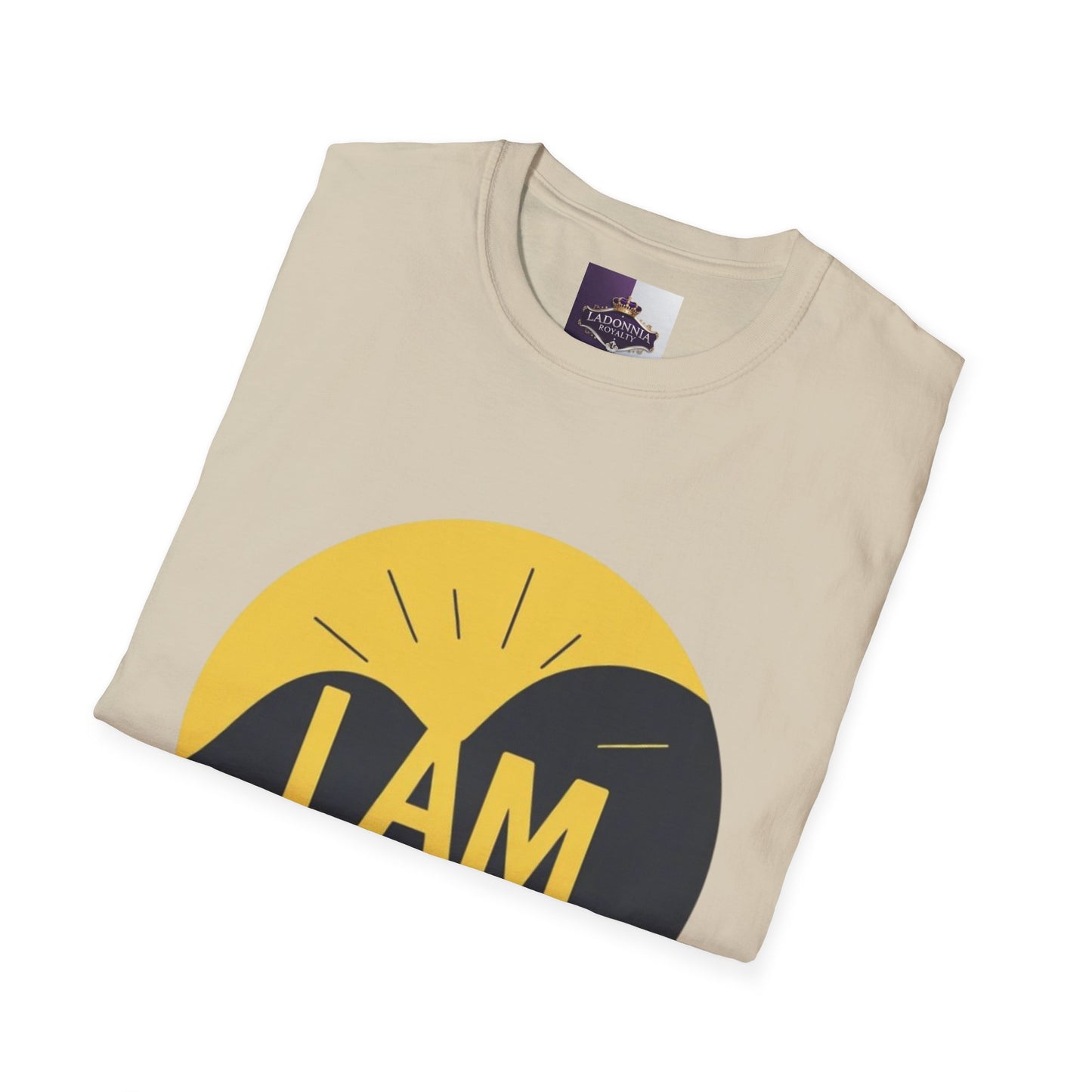 I AM Unisex Softstyle T-Shirt, Inspirational Tee, Motivational Shirt, Casual Wear, Gift for Friends, Versatile Summer Top