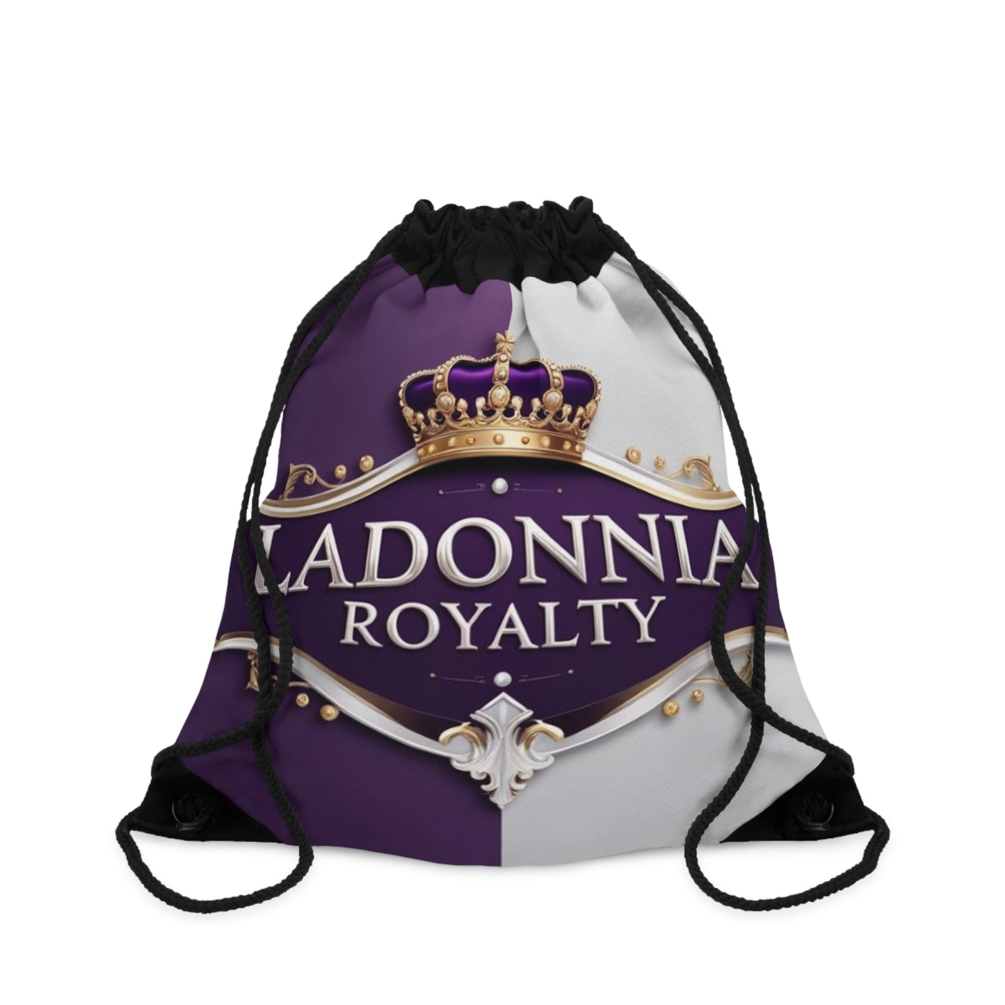 Royalty Drawstring Bag | LADONNIA Design, Stylish Gym Bag, Personalized Gift, Travel Accessory, Party Favor