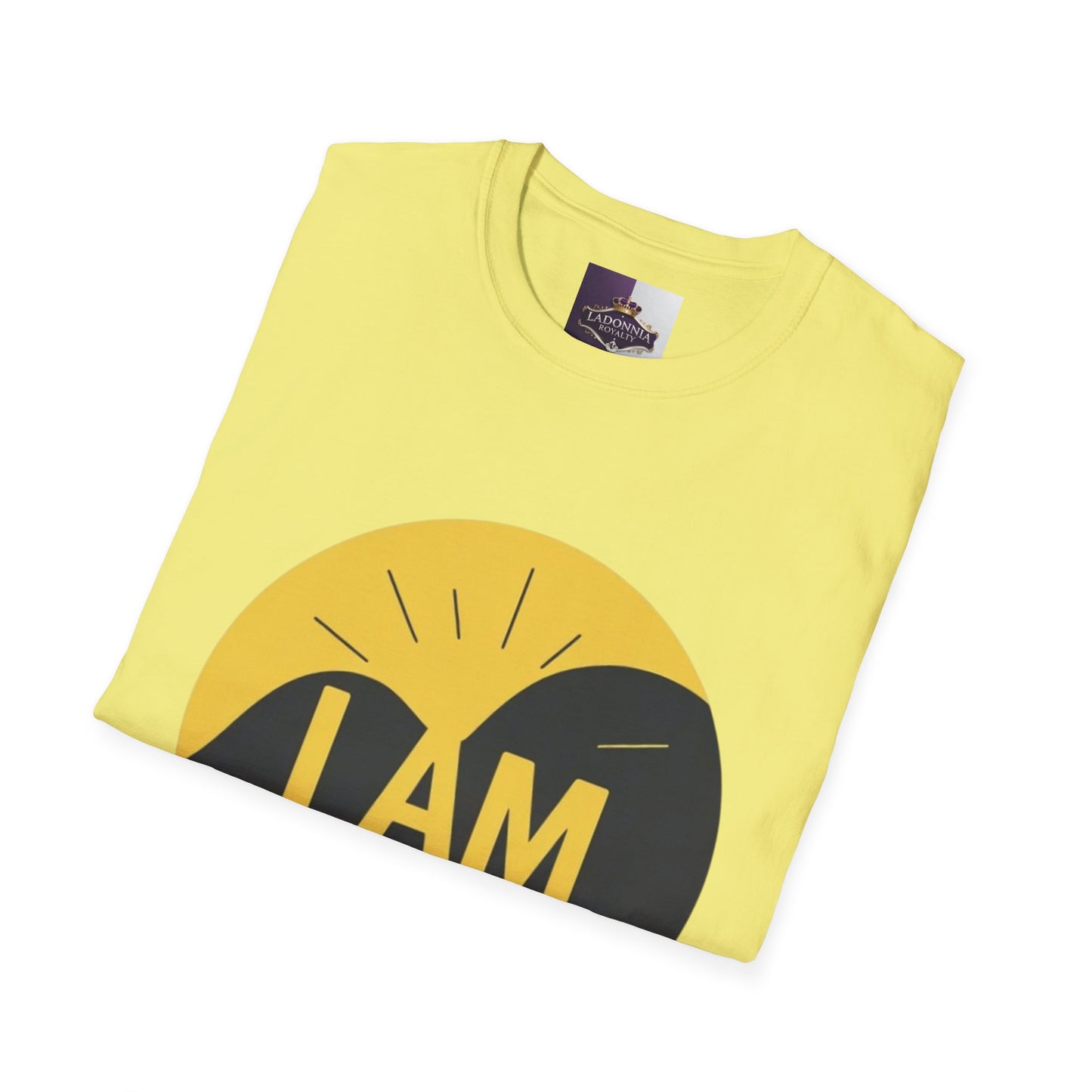 I AM Unisex Softstyle T-Shirt, Inspirational Tee, Motivational Shirt, Casual Wear, Gift for Friends, Versatile Summer Top