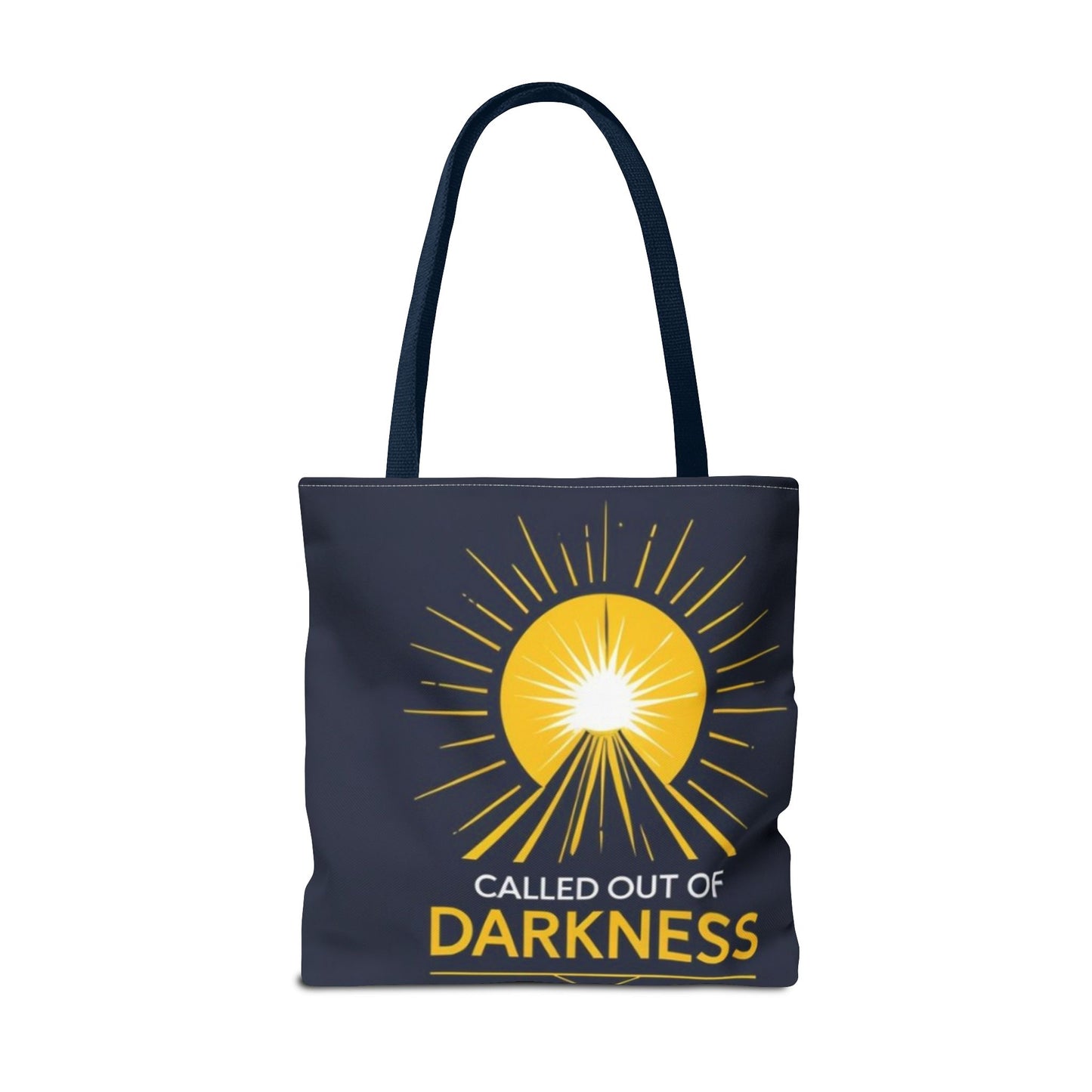 Sunshine Tote Bag, Motivational Shoulder Bag, Inspirational Gift, Everyday Use, Summer Tote, Called Out of Darkness