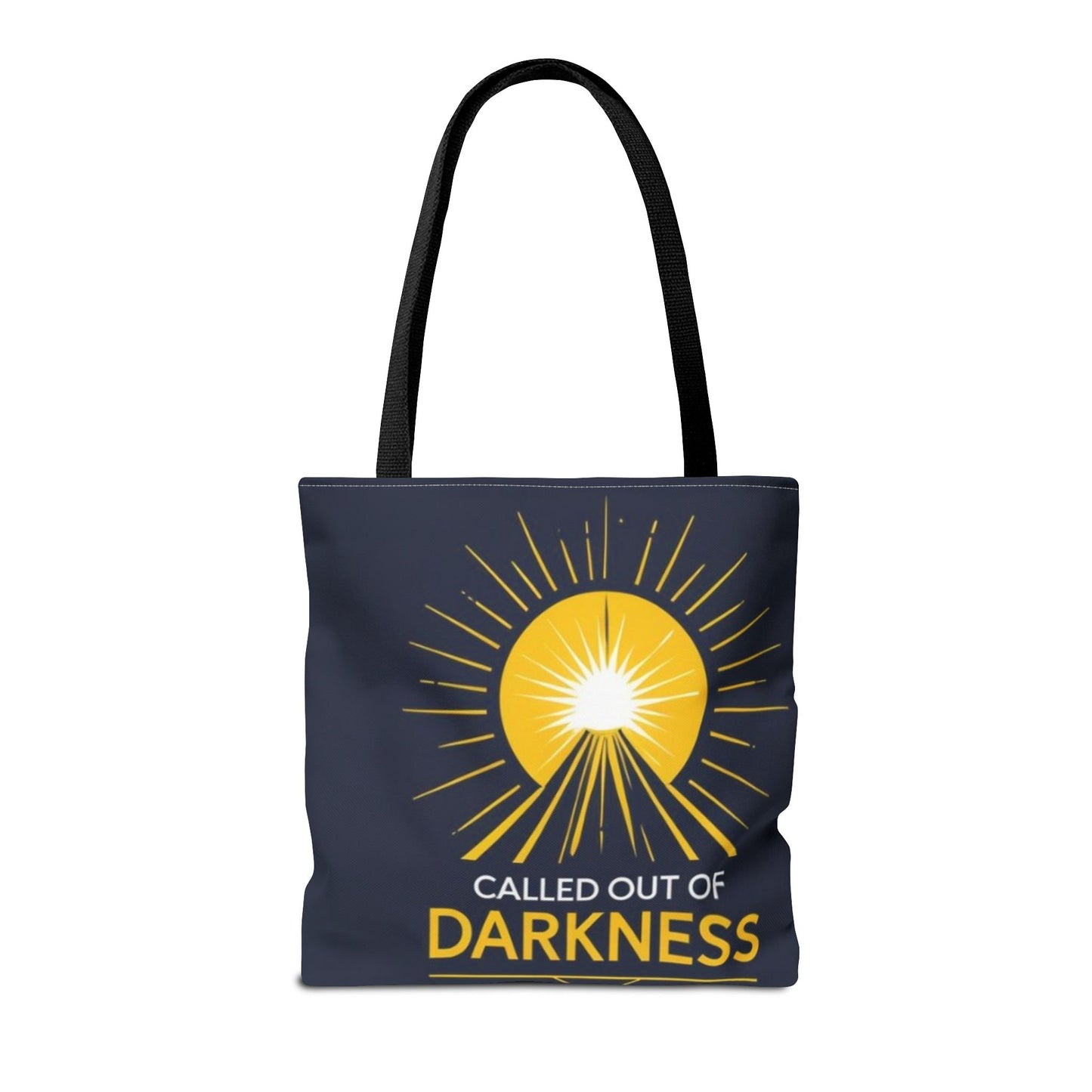 Sunshine Tote Bag, Motivational Shoulder Bag, Inspirational Gift, Everyday Use, Summer Tote, Called Out of Darkness