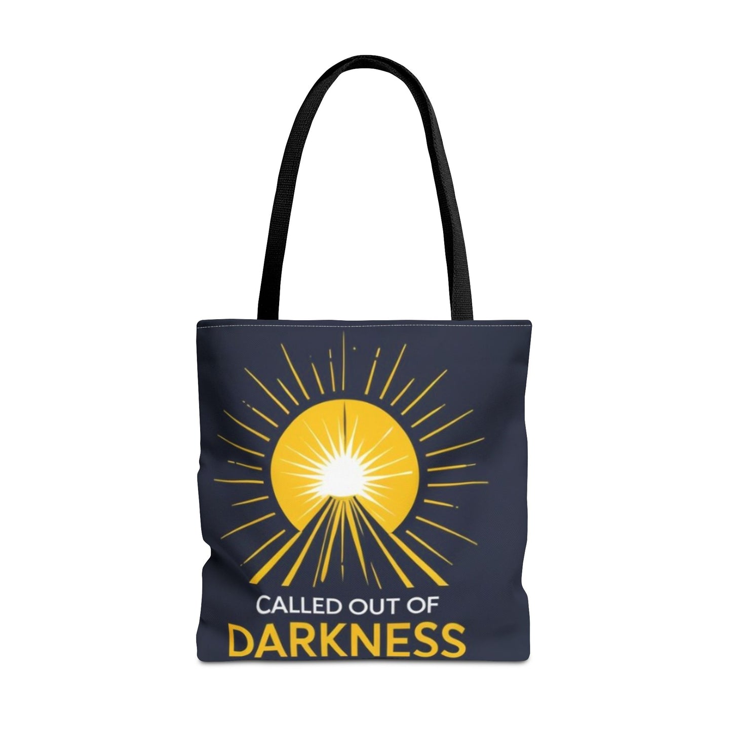 Sunshine Tote Bag, Motivational Shoulder Bag, Inspirational Gift, Everyday Use, Summer Tote, Called Out of Darkness