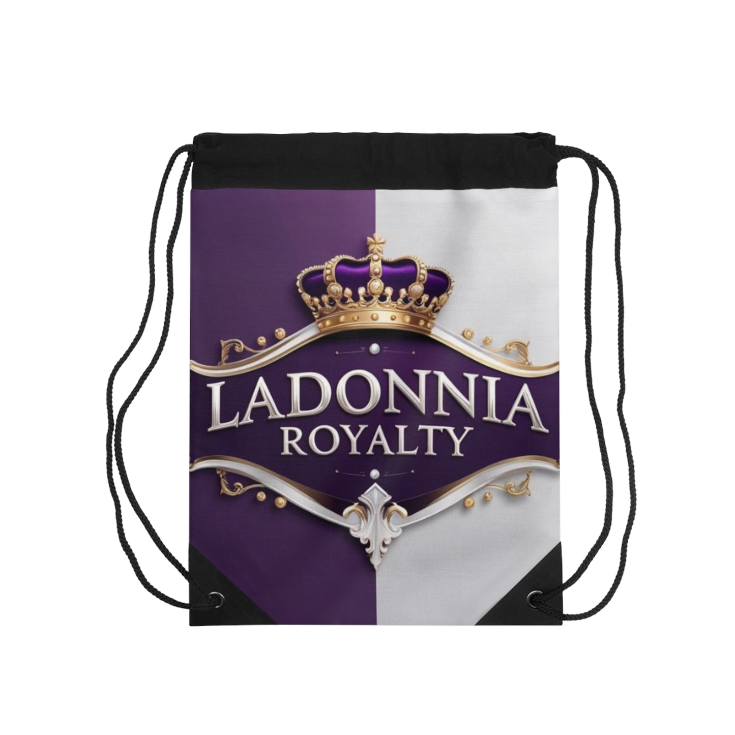 Royalty Drawstring Bag | LADONNIA Design, Stylish Gym Bag, Personalized Gift, Travel Accessory, Party Favor