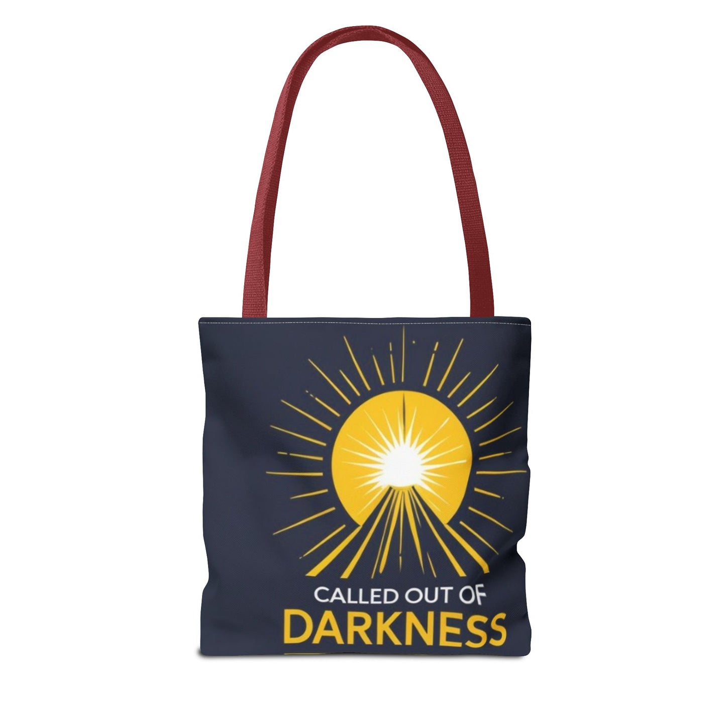 Sunshine Tote Bag, Motivational Shoulder Bag, Inspirational Gift, Everyday Use, Summer Tote, Called Out of Darkness
