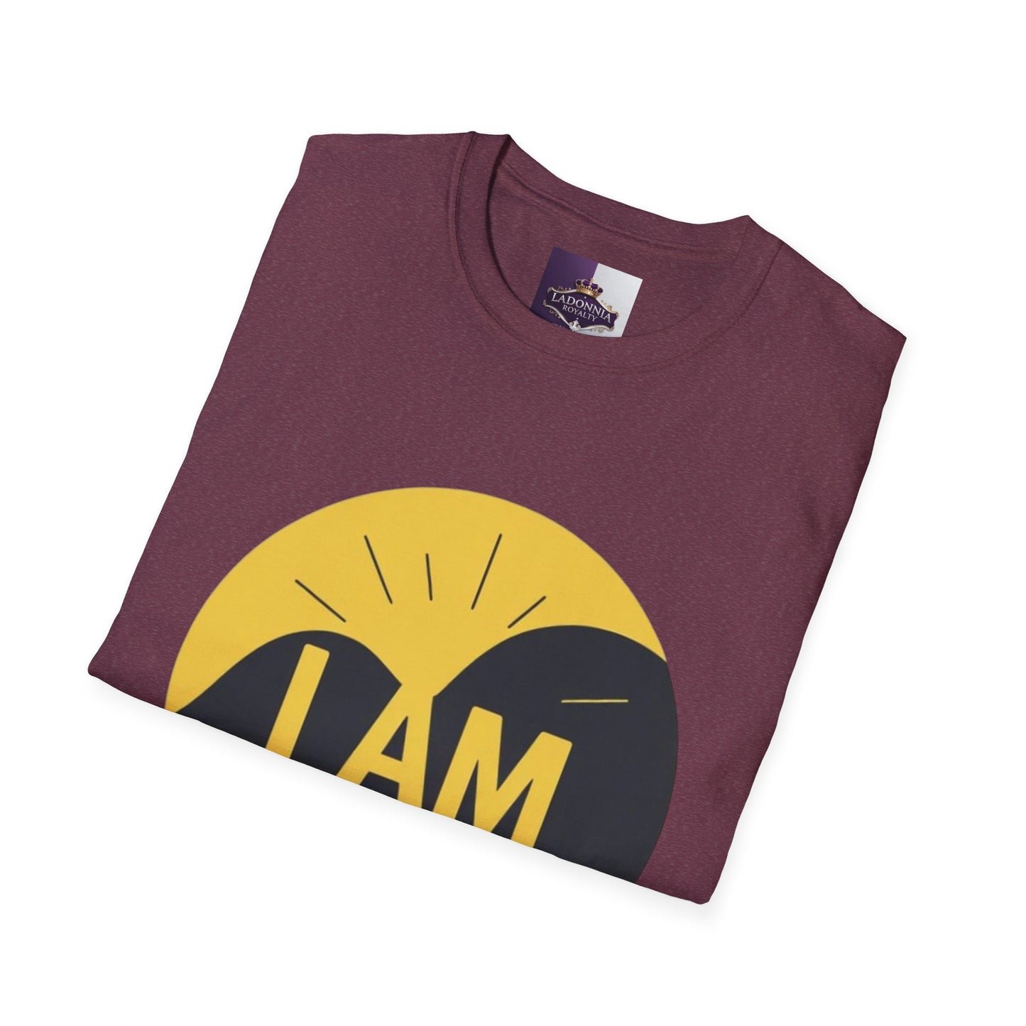 I AM Unisex Softstyle T-Shirt, Inspirational Tee, Motivational Shirt, Casual Wear, Gift for Friends, Versatile Summer Top