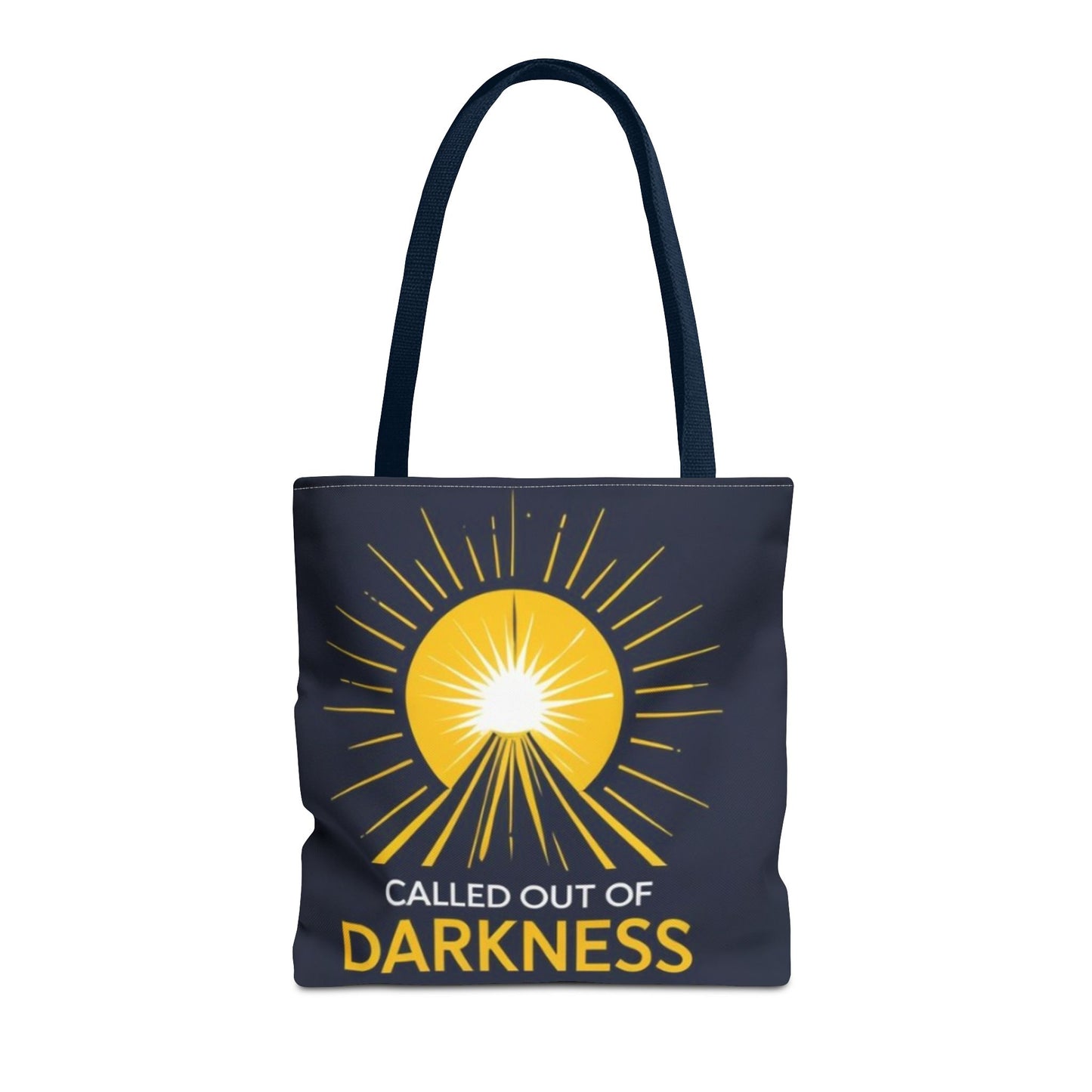 Sunshine Tote Bag, Motivational Shoulder Bag, Inspirational Gift, Everyday Use, Summer Tote, Called Out of Darkness