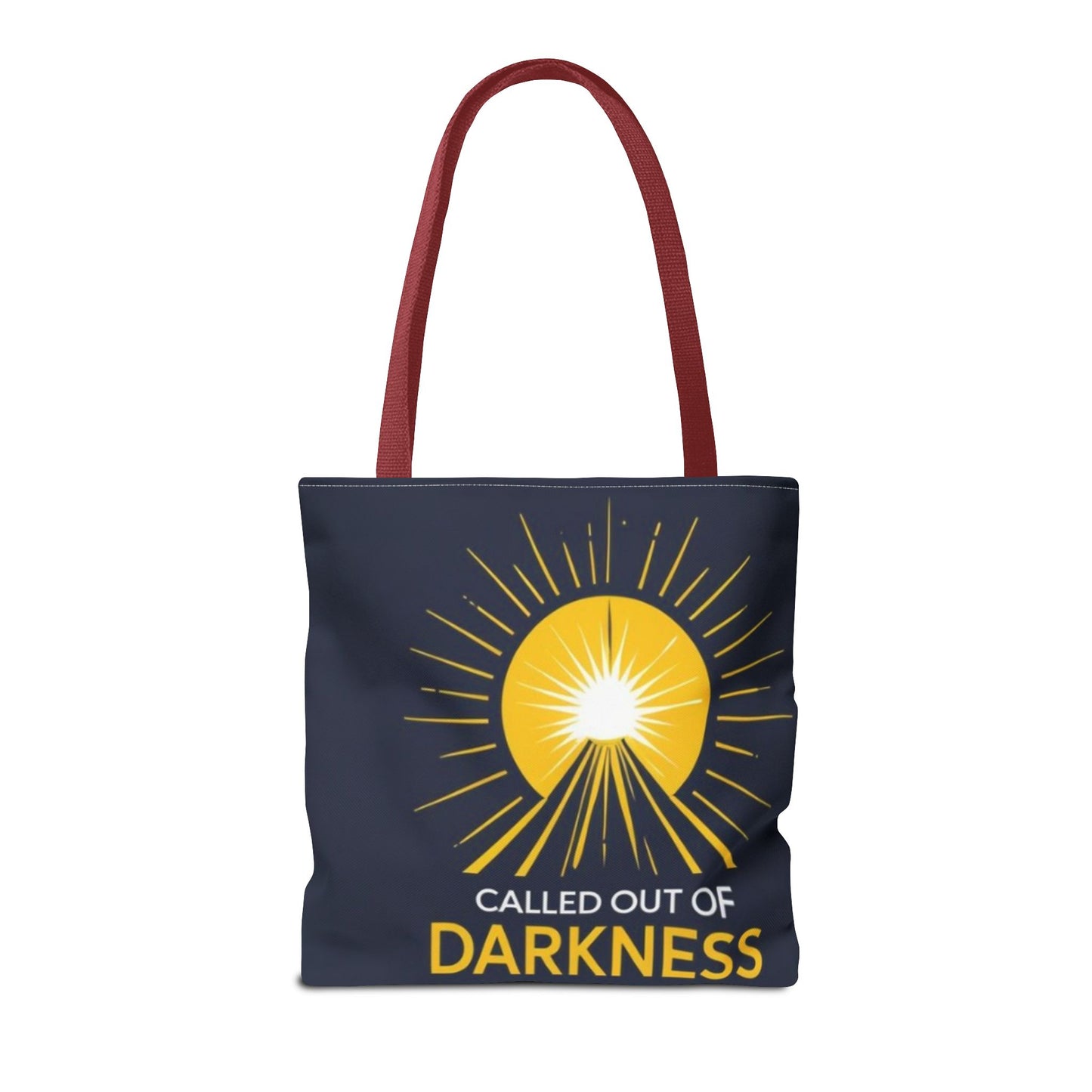 Sunshine Tote Bag, Motivational Shoulder Bag, Inspirational Gift, Everyday Use, Summer Tote, Called Out of Darkness