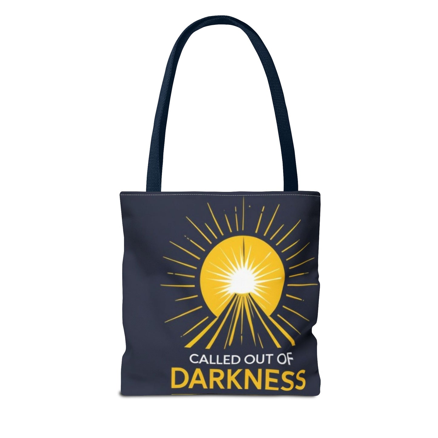 Sunshine Tote Bag, Motivational Shoulder Bag, Inspirational Gift, Everyday Use, Summer Tote, Called Out of Darkness