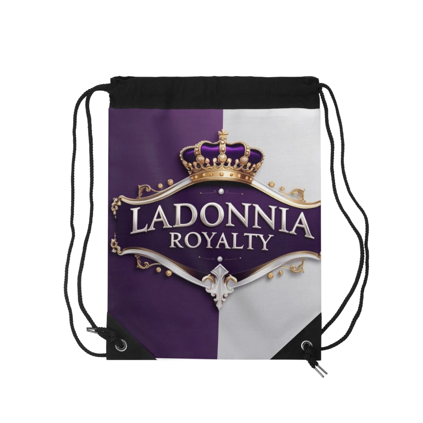 Royalty Drawstring Bag | LADONNIA Design, Stylish Gym Bag, Personalized Gift, Travel Accessory, Party Favor