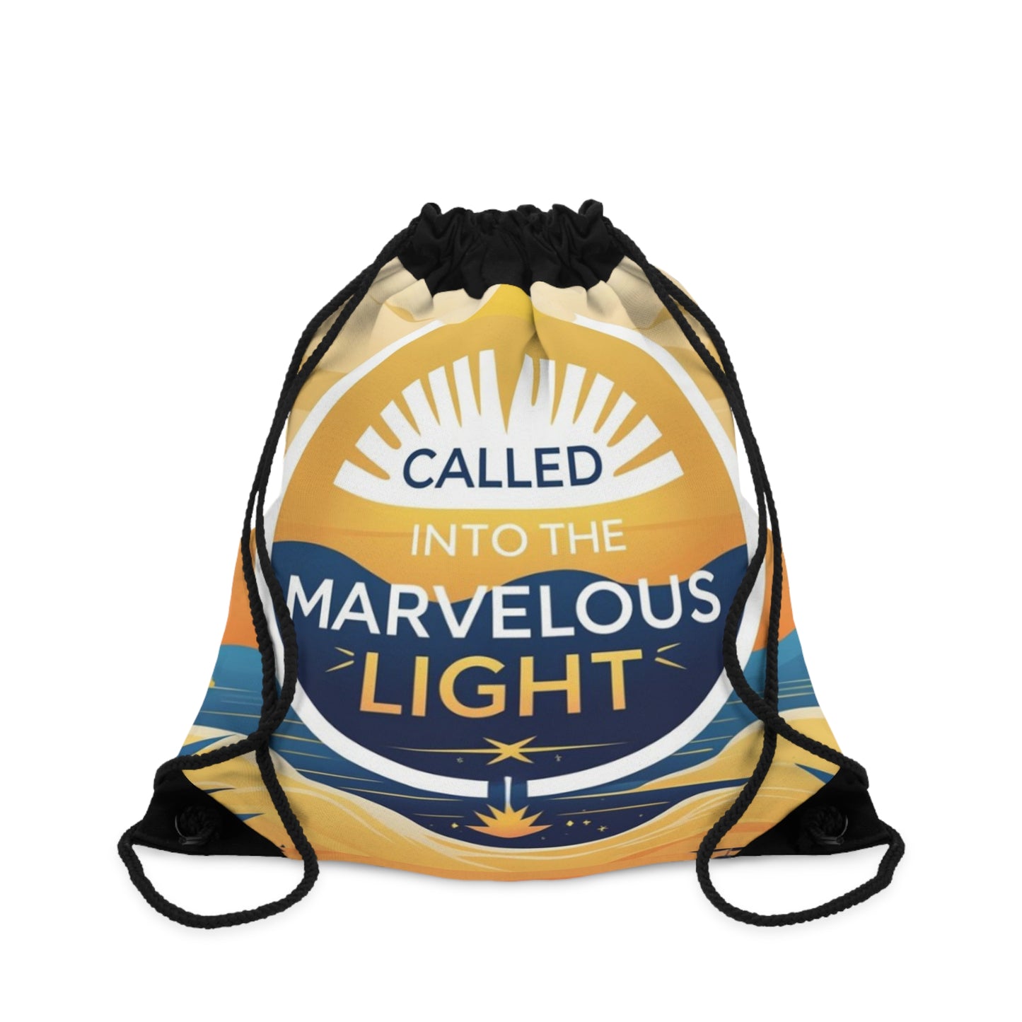 Called Into The Marvelous Light Drawstring Bag | Inspirational Bag, Gym Sack, Beach Bag, Motivational Gift, Spiritual Tote