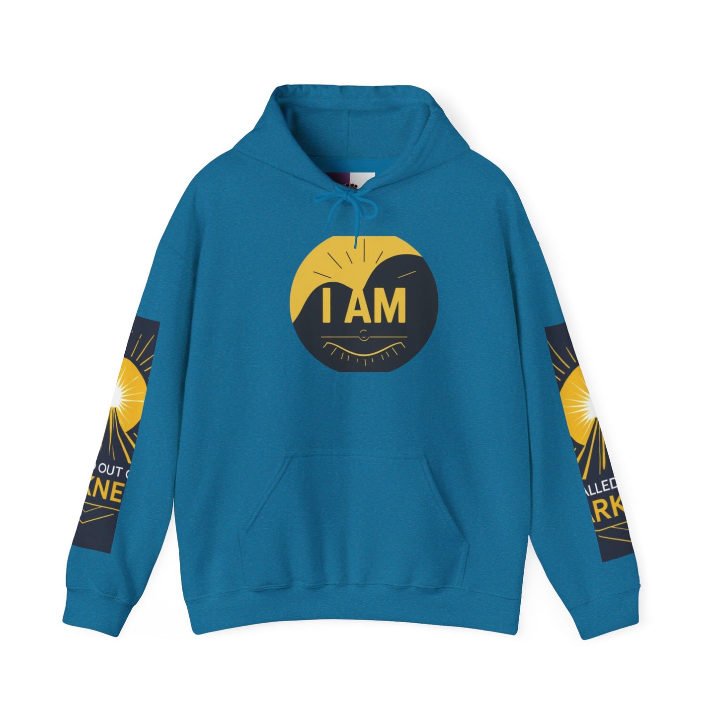 Inspirational Hooded Sweatshirt – I AM, Motivational Apparel, Unisex Hoodie for Comfort, Gift for Encouragement, Positive Vibes