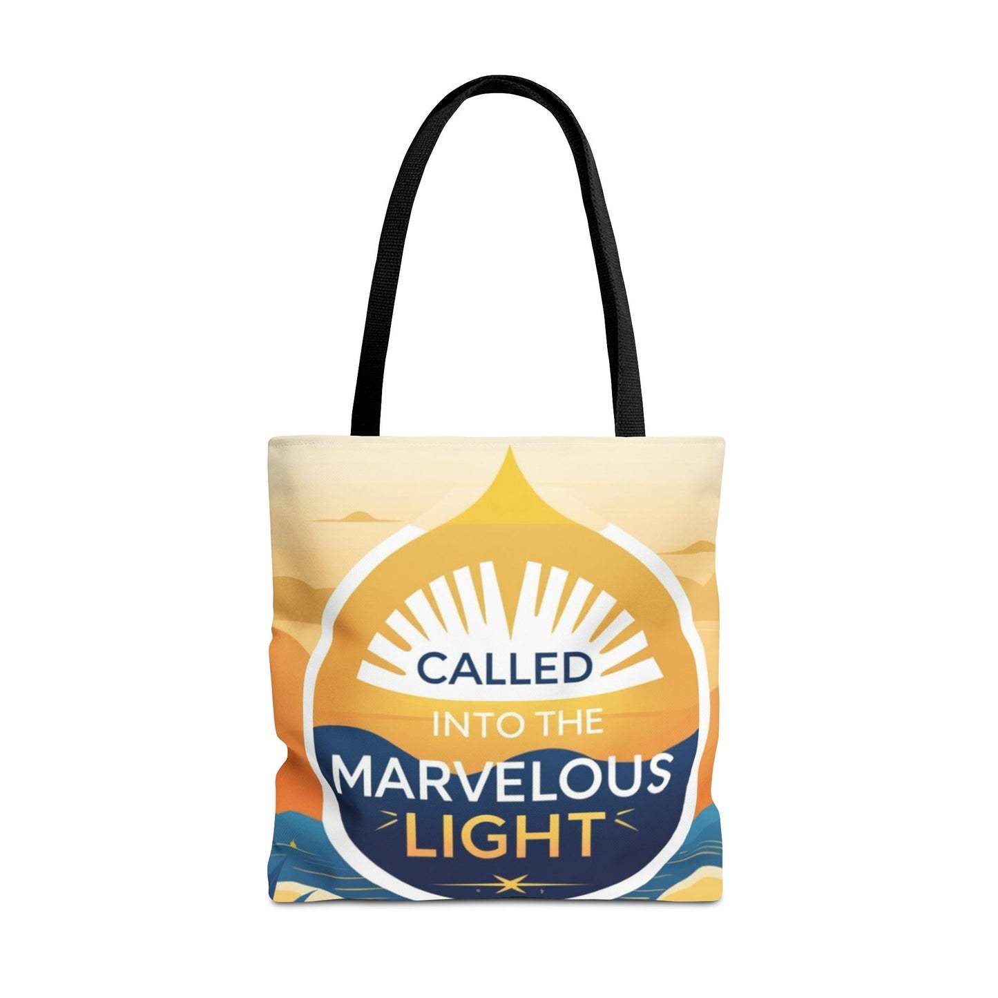 Marvelous Light Tote Bag - Inspirational Gift for Women, Eco-Friendly Shopping Bag, Boho Style, Spiritual Decor