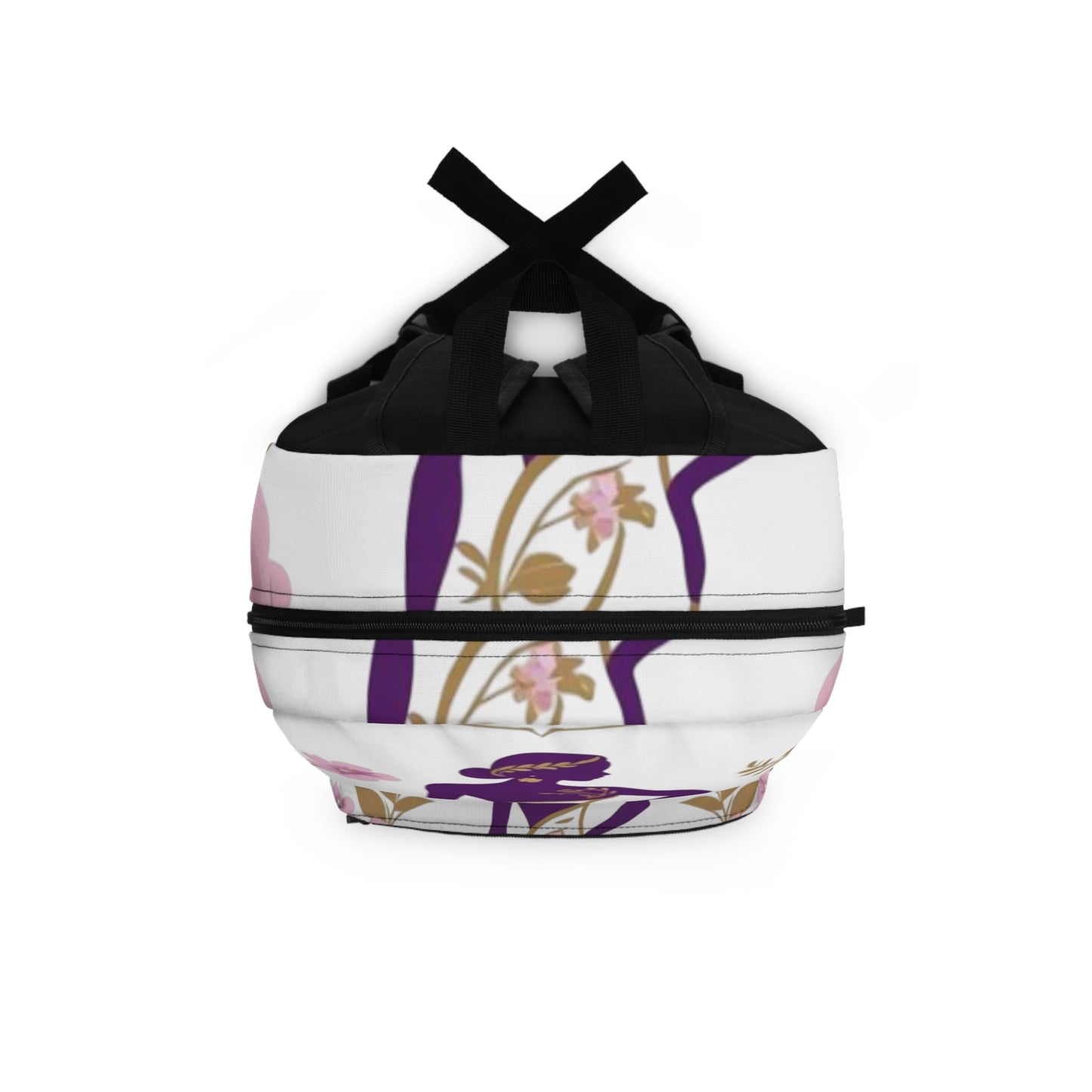 Elegant Floral Backpack for Women, Woman of Beauty Backpack, Feminine Bag, Floral School Backpack, Gift for Her, Trendy Backpack