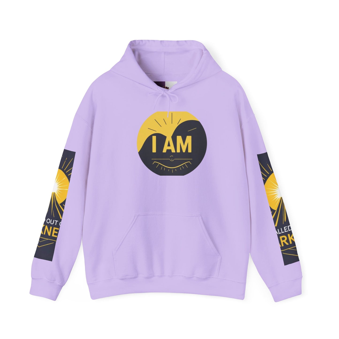 Inspirational Hooded Sweatshirt – I AM, Motivational Apparel, Unisex Hoodie for Comfort, Gift for Encouragement, Positive Vibes