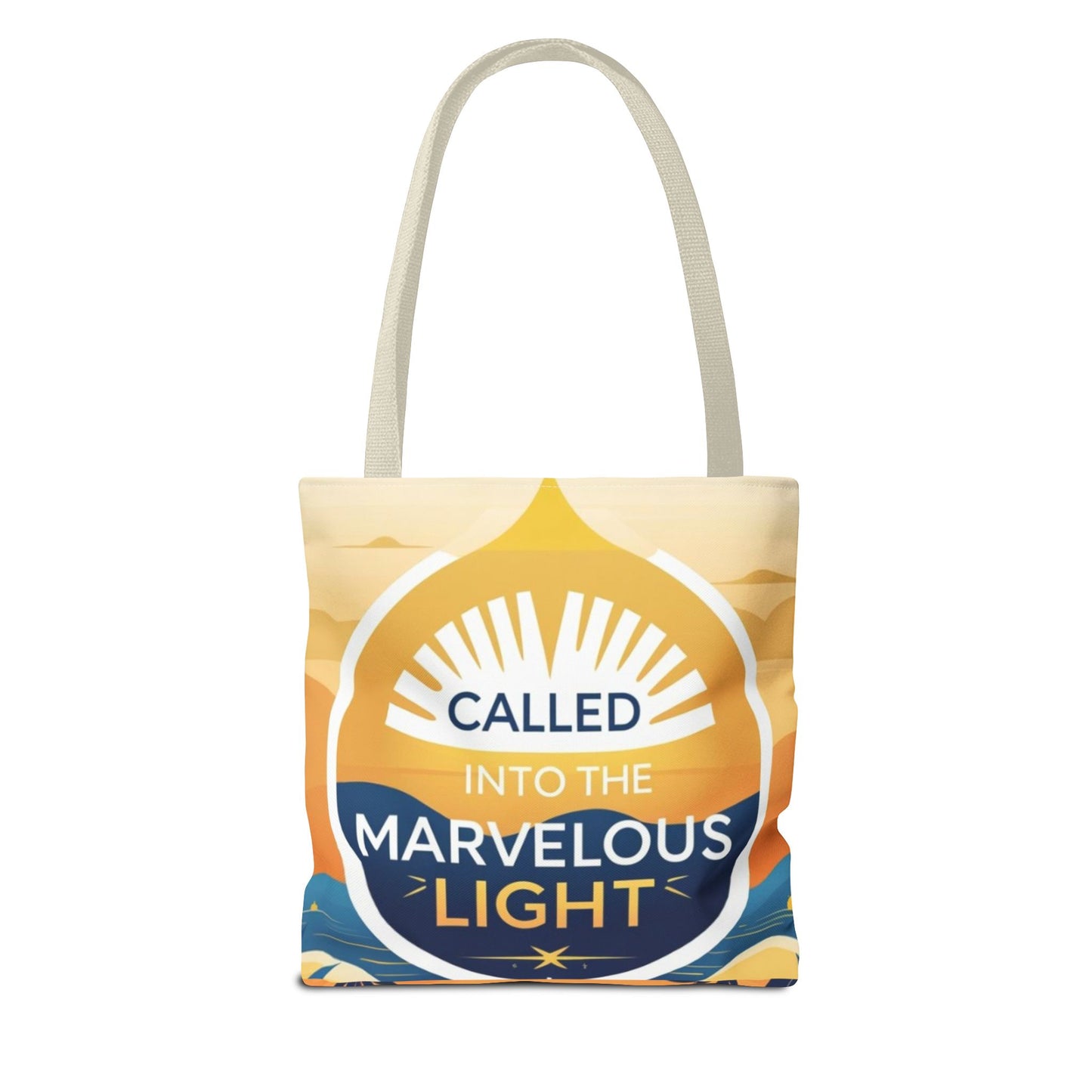 Marvelous Light Tote Bag - Inspirational Gift for Women, Eco-Friendly Shopping Bag, Boho Style, Spiritual Decor
