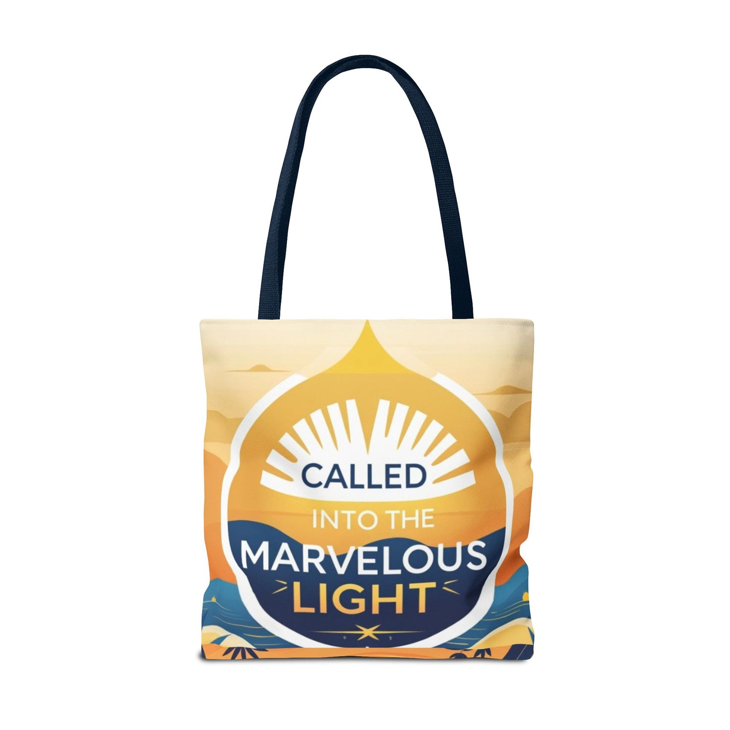 Marvelous Light Tote Bag - Inspirational Gift for Women, Eco-Friendly Shopping Bag, Boho Style, Spiritual Decor