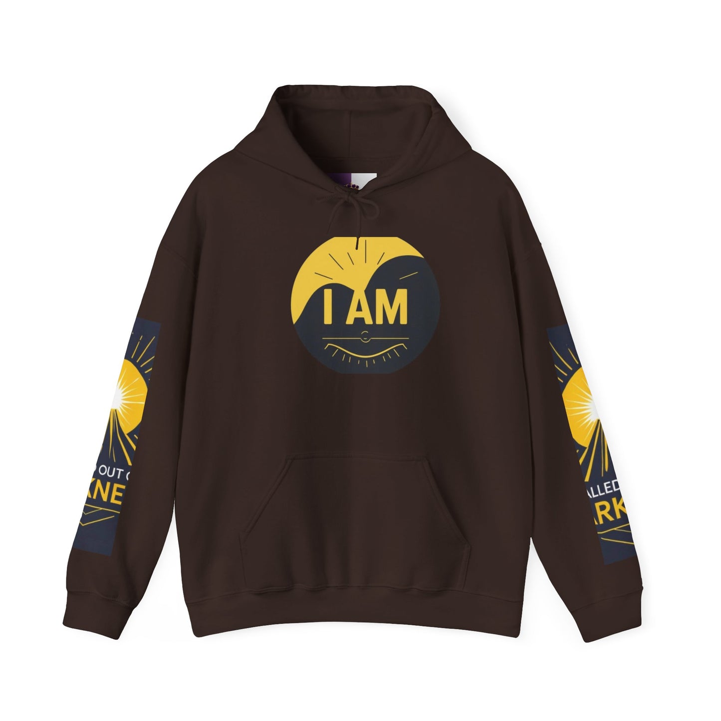 Inspirational Hooded Sweatshirt – I AM, Motivational Apparel, Unisex Hoodie for Comfort, Gift for Encouragement, Positive Vibes