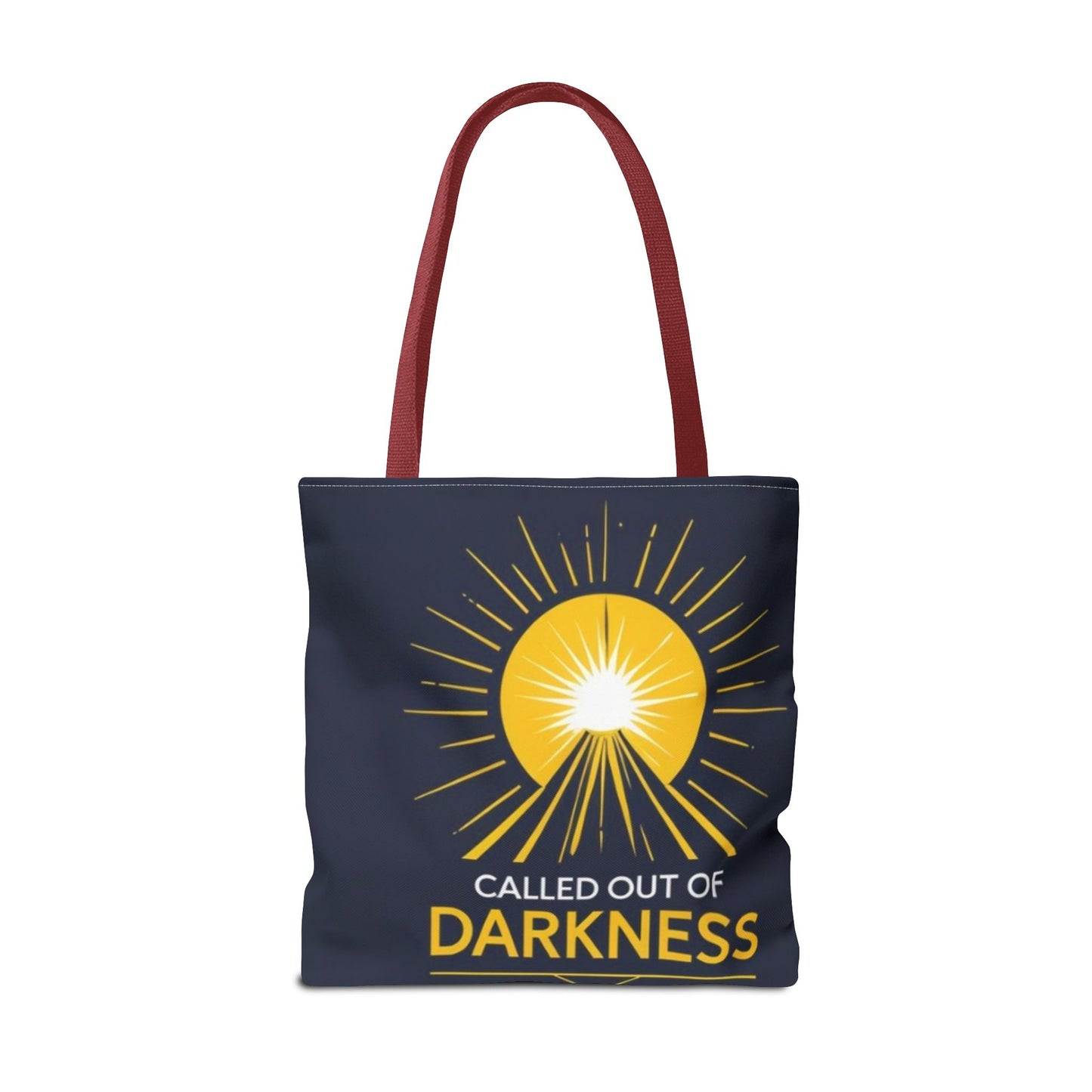 Sunshine Tote Bag, Motivational Shoulder Bag, Inspirational Gift, Everyday Use, Summer Tote, Called Out of Darkness