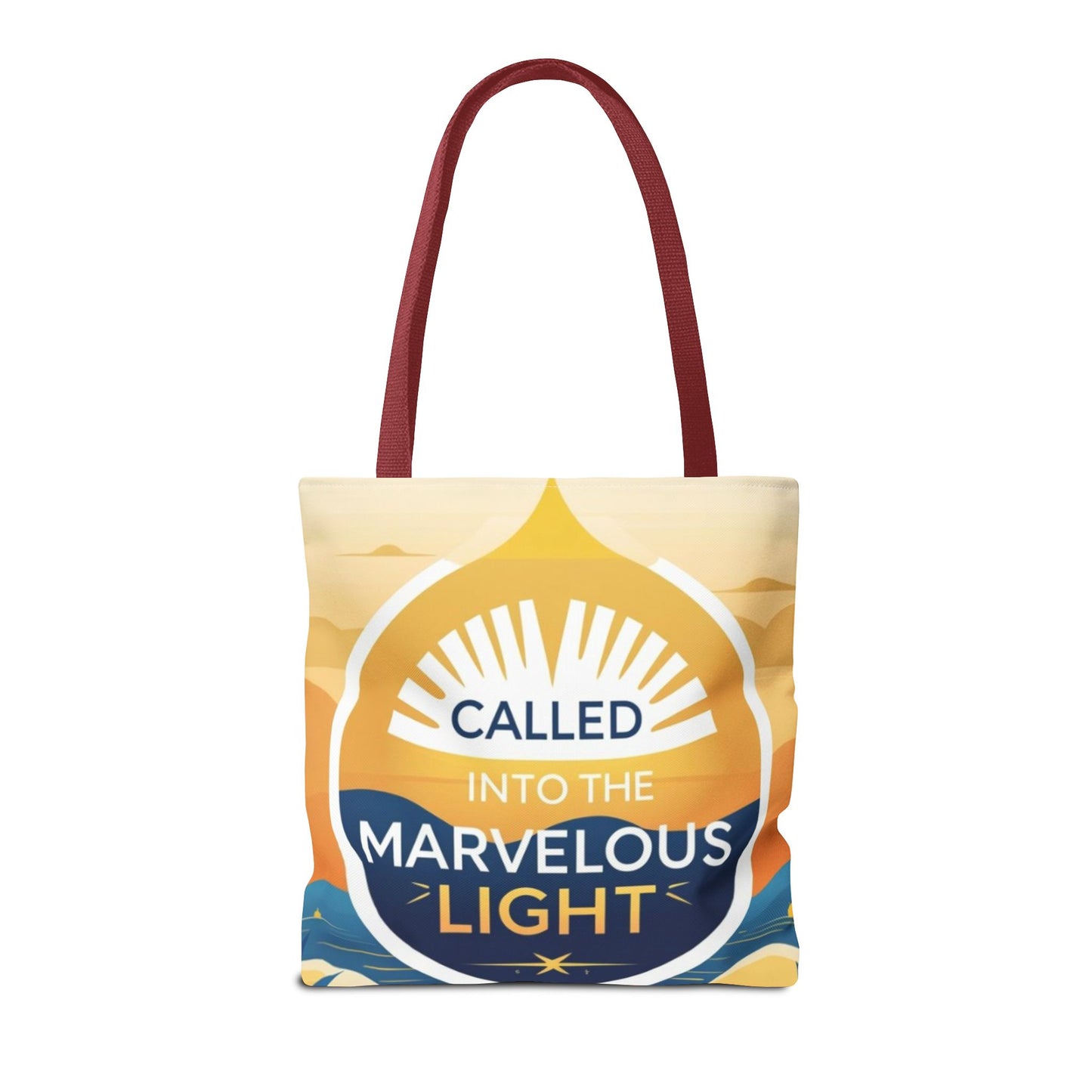Marvelous Light Tote Bag - Inspirational Gift for Women, Eco-Friendly Shopping Bag, Boho Style, Spiritual Decor
