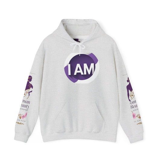 Empowering Women Hoodie, Unisex Heavy Blend Sweatshirt, Self-Love Apparel, Feminist Gift, Inspirational Fashion