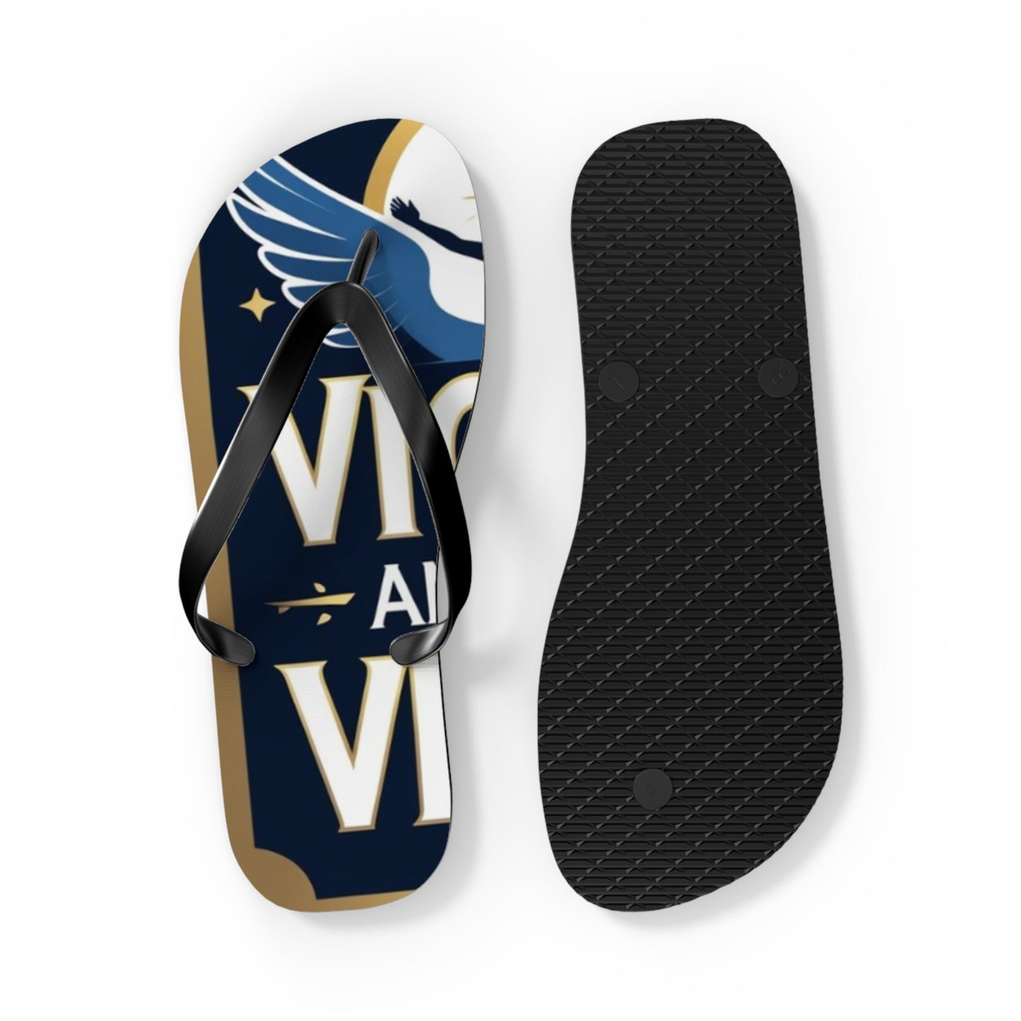 Victory Vibes Flip Flops | Summer Beach Sandals, Casual Footwear, Vacation Essentials, Gift for Beach Lovers, Summer Parties