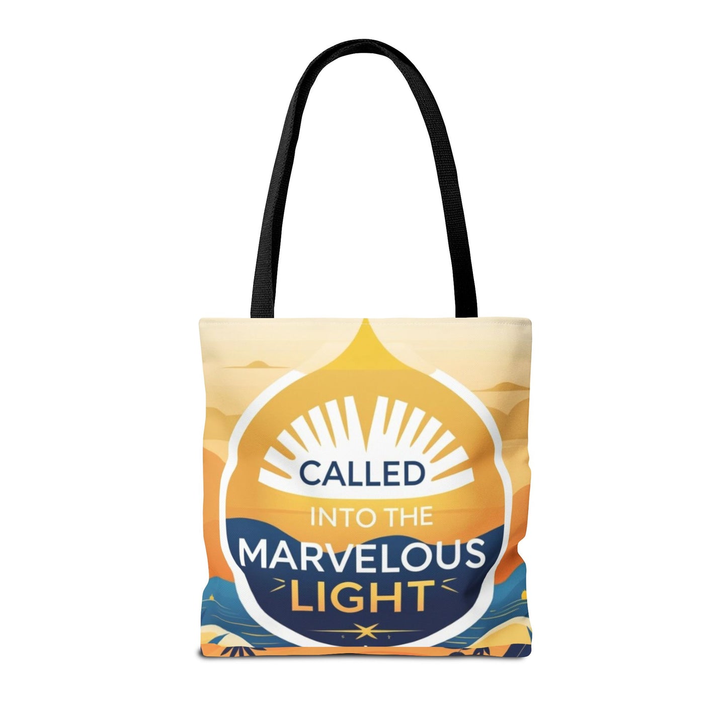 Marvelous Light Tote Bag - Inspirational Gift for Women, Eco-Friendly Shopping Bag, Boho Style, Spiritual Decor