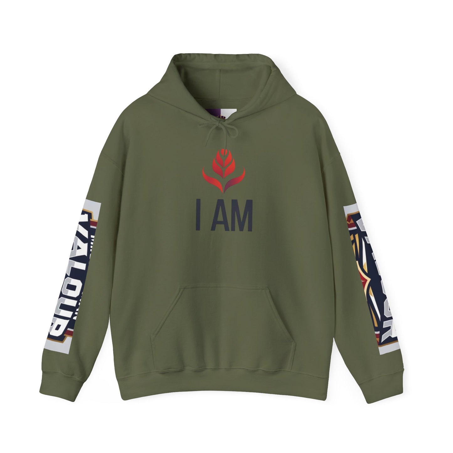 Valour Warrior Hoodie - Unisex Heavy Blend Sweatshirt, Gift for Gamers, Cozy Everyday Wear, Motivational Apparel, Sports Merch