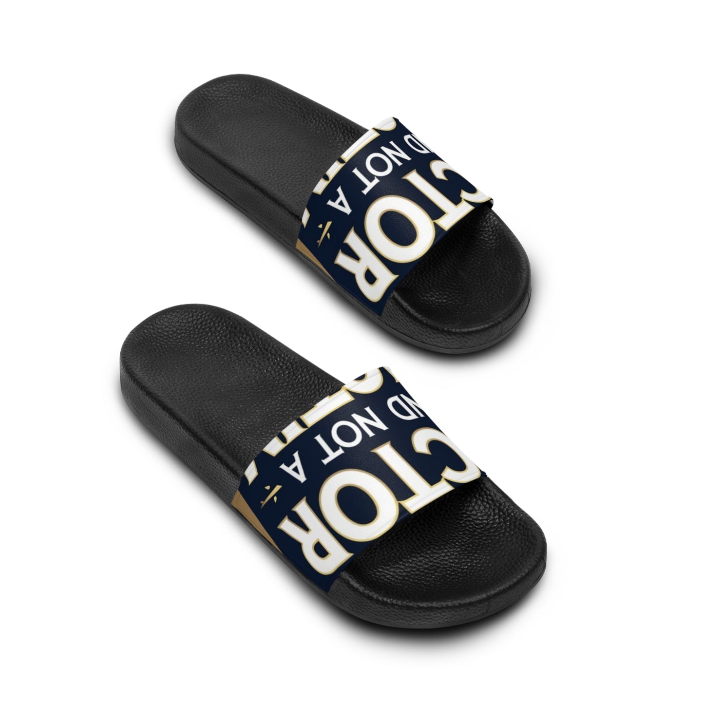 Victory Slide Sandals, Comfortable Summer Footwear, Poolside Slippers, Gift for Him, Relaxation Sandals