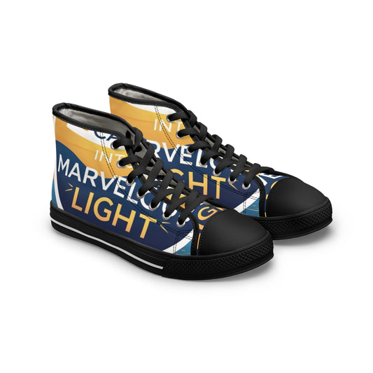 Colorful Women's High Top Sneakers - Stylish Casual Footwear, Perfect for Everyday Wear, Gifts, Trendy Fashion