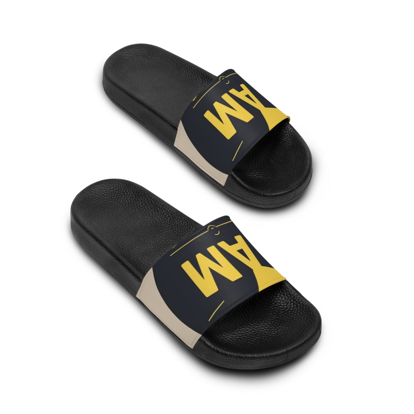 Bold Statement Men's Slide Sandals - Summer Comfort, Casual Footwear, Beach Vibes, Gift for Him, Fun Outdoor Slides