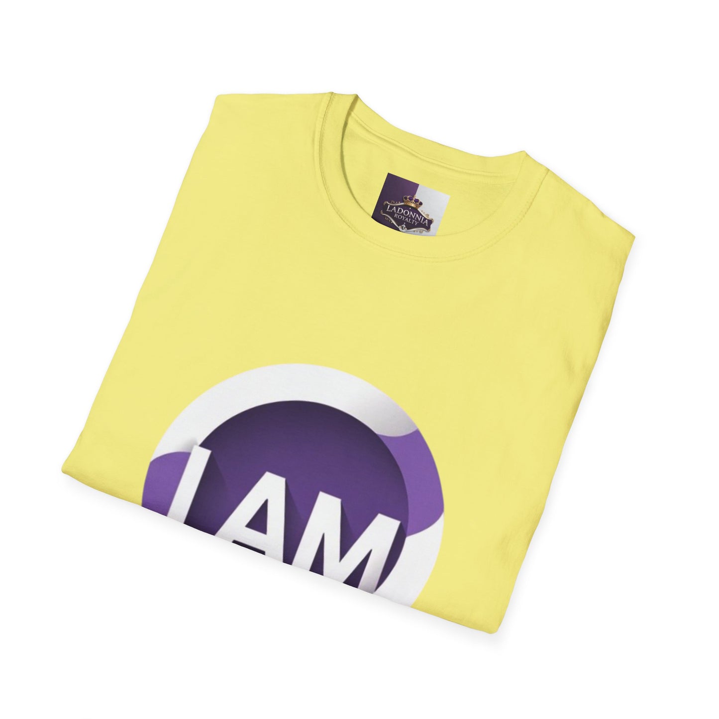 Unisex Softstyle T-Shirt - Empowering Statement Tee, Perfect Gift for Celebrations, Casual Style for Everyday Wear, I AM & Ladonnia [...]