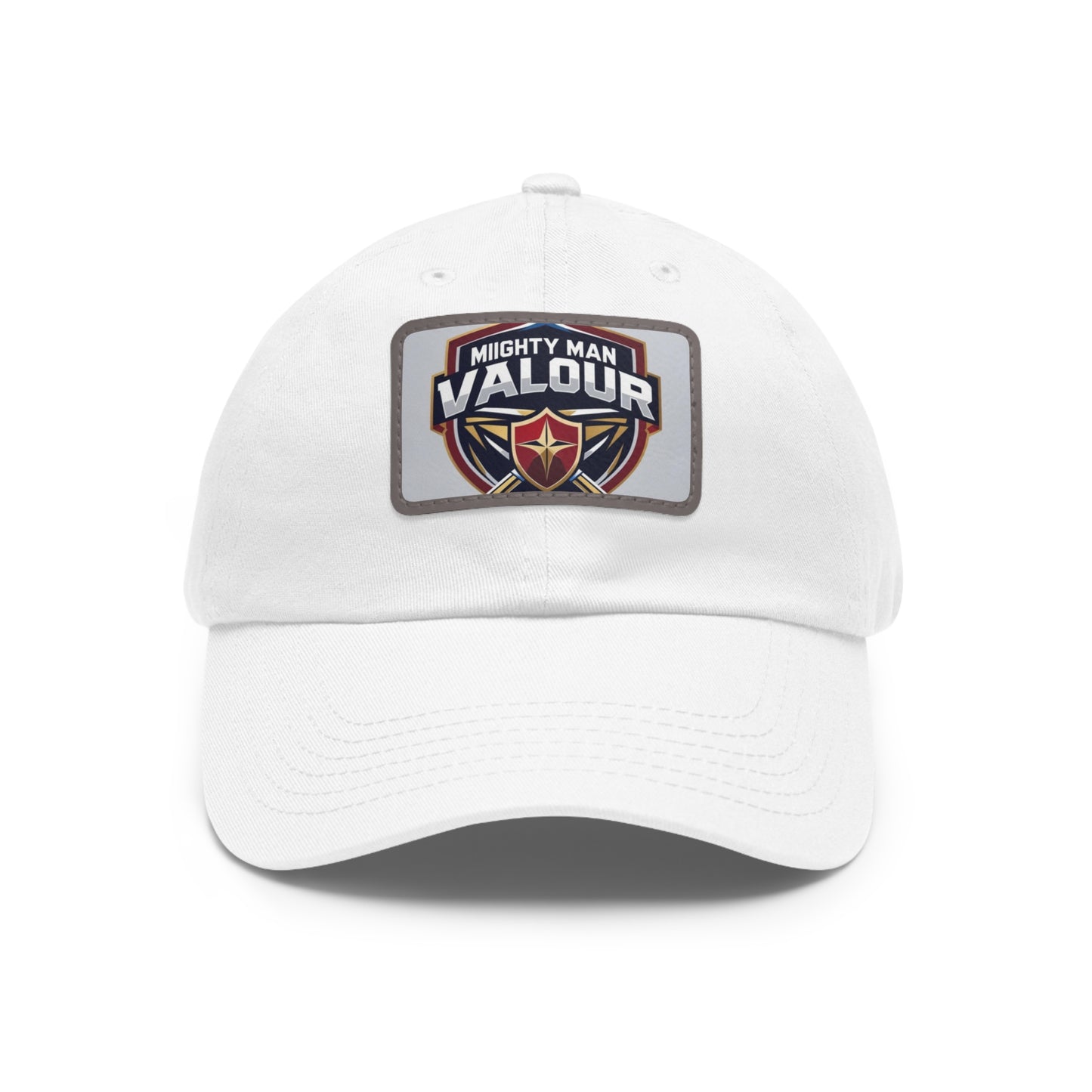 Mighty Man Valour Dad Hat, Casual Cap for Dads, Gift for Father's Day and Birthdays, Outdoor Apparel, Cool Summer Hat