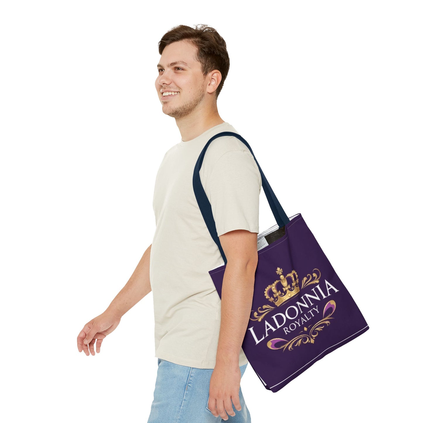 Regal Tote Bag with Crown Design | Perfect for Royalty Lovers, Gift for Her, Stylish Accessory, Everyday Use, Fashion Statement