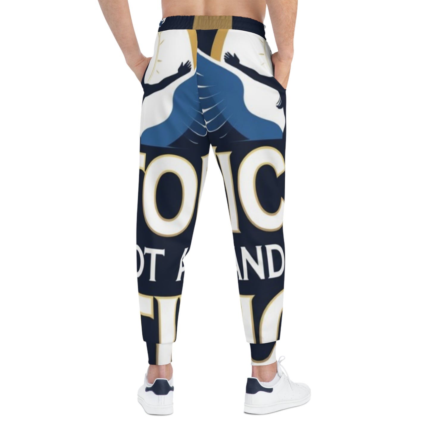 Sporty Motivational Joggers for Athletes, Fitness Pants for Home or Gym, Gift for Gym Lovers, Inspirational Activewear