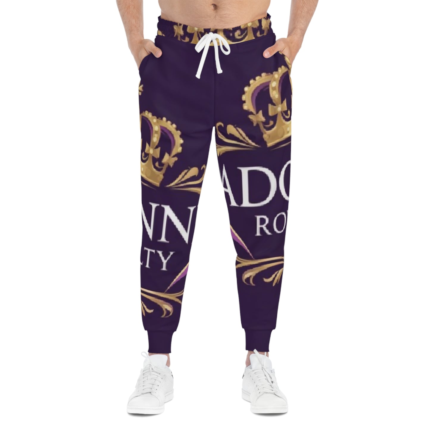 Regal Athletic Joggers: Stylish Comfort for Active Royalty | Fitness Apparel, Lounge Wear, Athleisure, Gift for Her, Crown Design