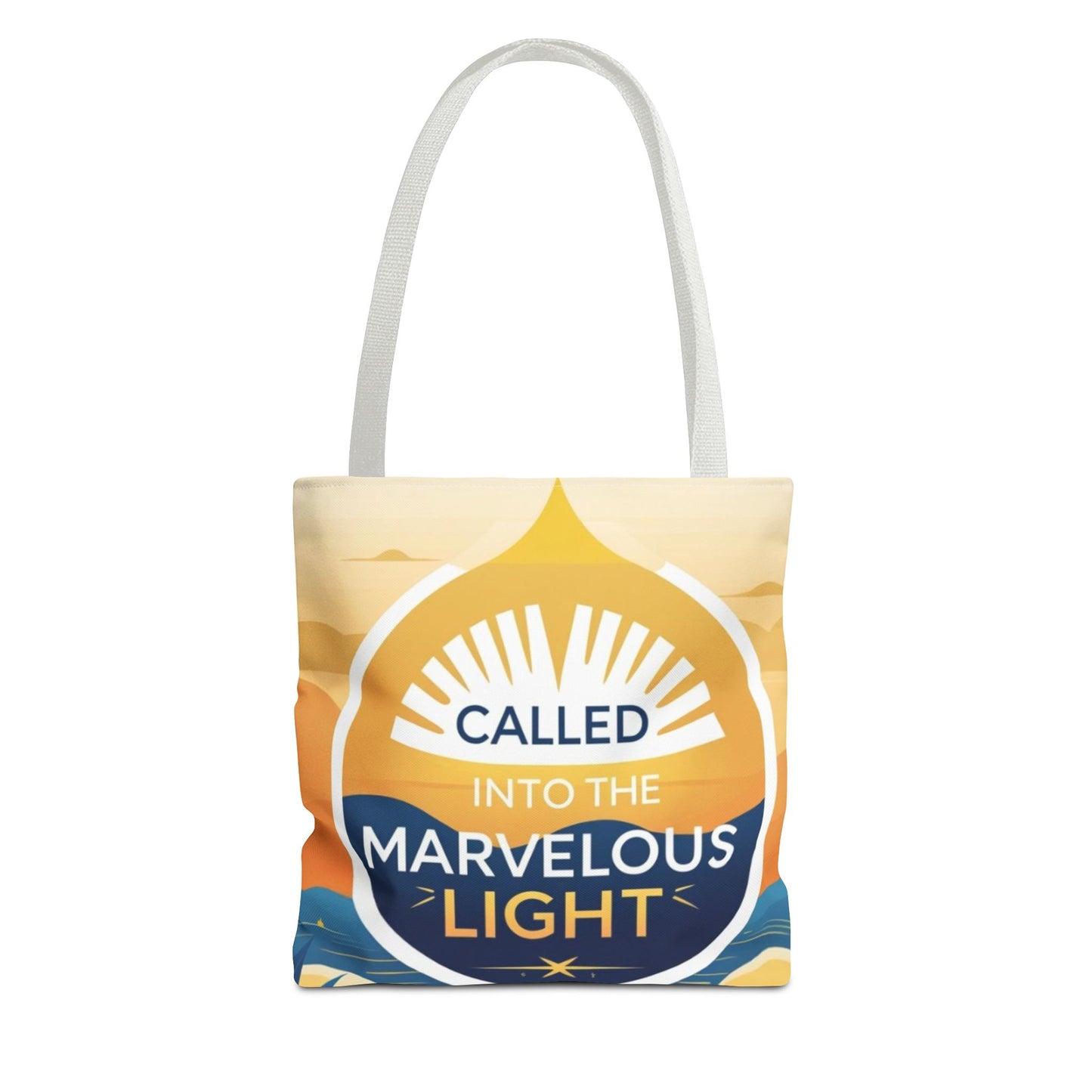 Marvelous Light Tote Bag - Inspirational Gift for Women, Eco-Friendly Shopping Bag, Boho Style, Spiritual Decor