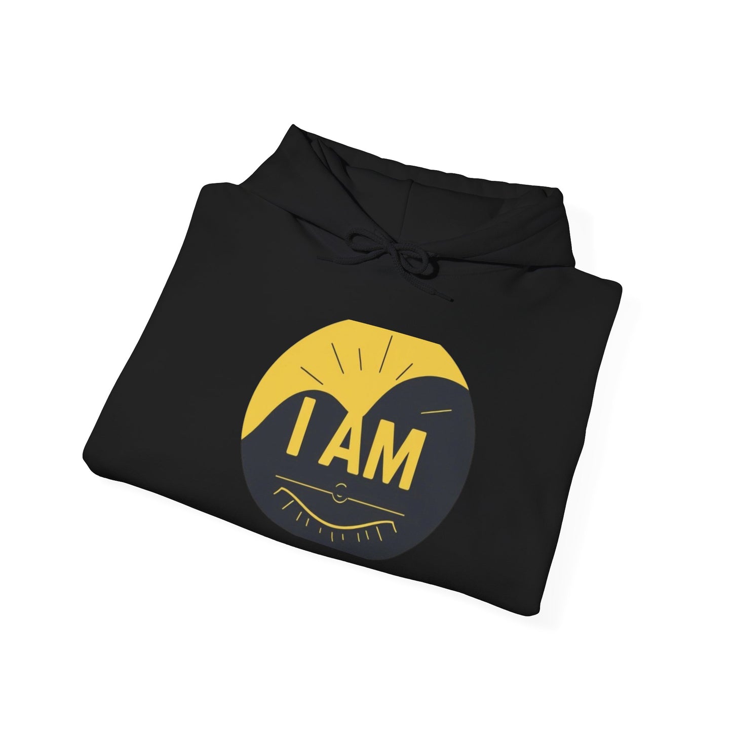 Inspirational Hooded Sweatshirt – I AM, Motivational Apparel, Unisex Hoodie for Comfort, Gift for Encouragement, Positive Vibes