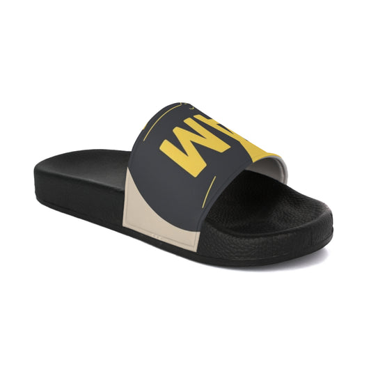 Bold Statement Men's Slide Sandals - Summer Comfort, Casual Footwear, Beach Vibes, Gift for Him, Fun Outdoor Slides