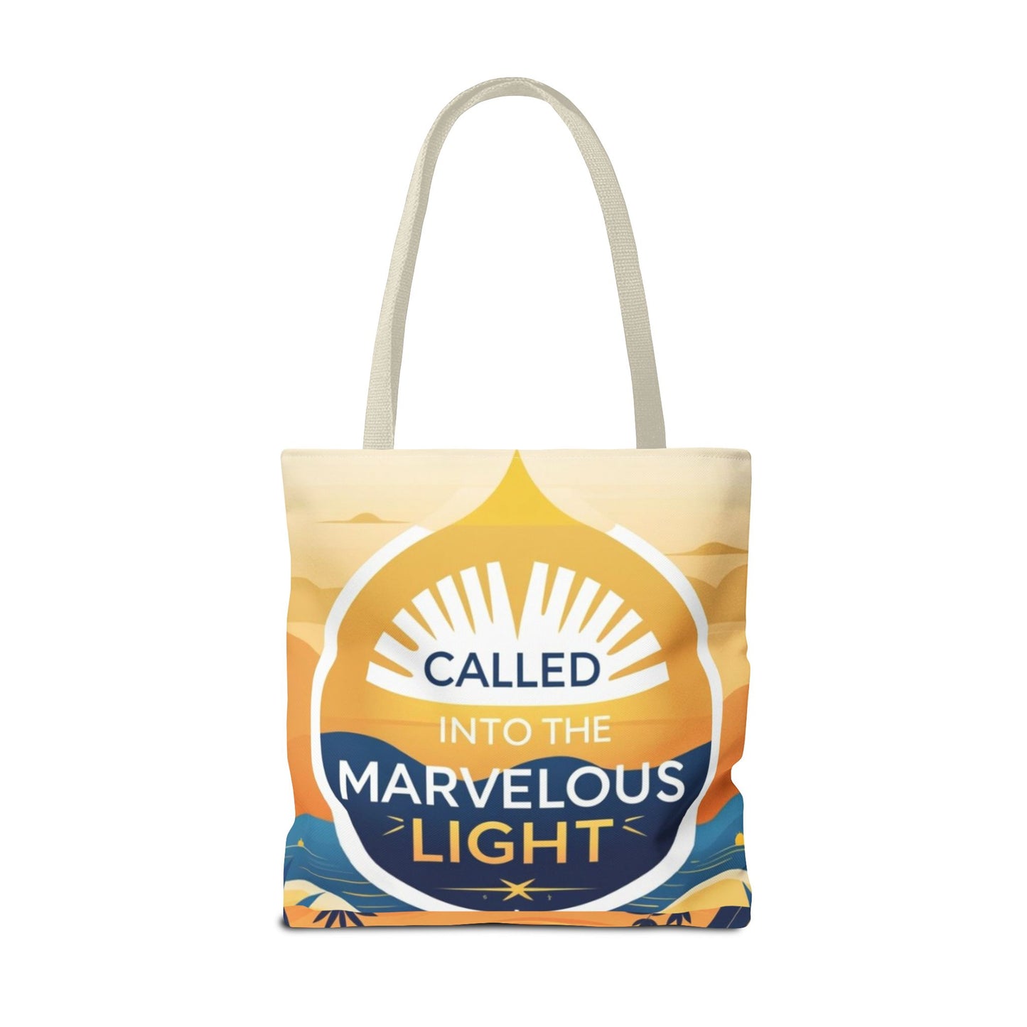 Marvelous Light Tote Bag - Inspirational Gift for Women, Eco-Friendly Shopping Bag, Boho Style, Spiritual Decor