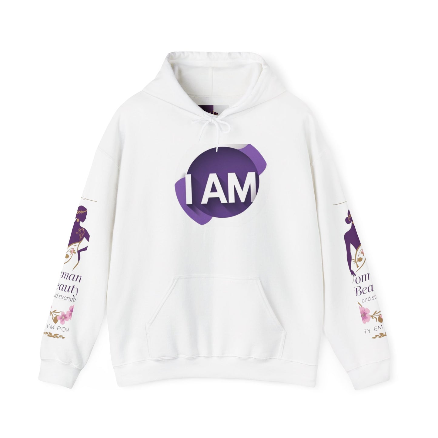 Empowering Women Hoodie, Unisex Heavy Blend Sweatshirt, Self-Love Apparel, Feminist Gift, Inspirational Fashion